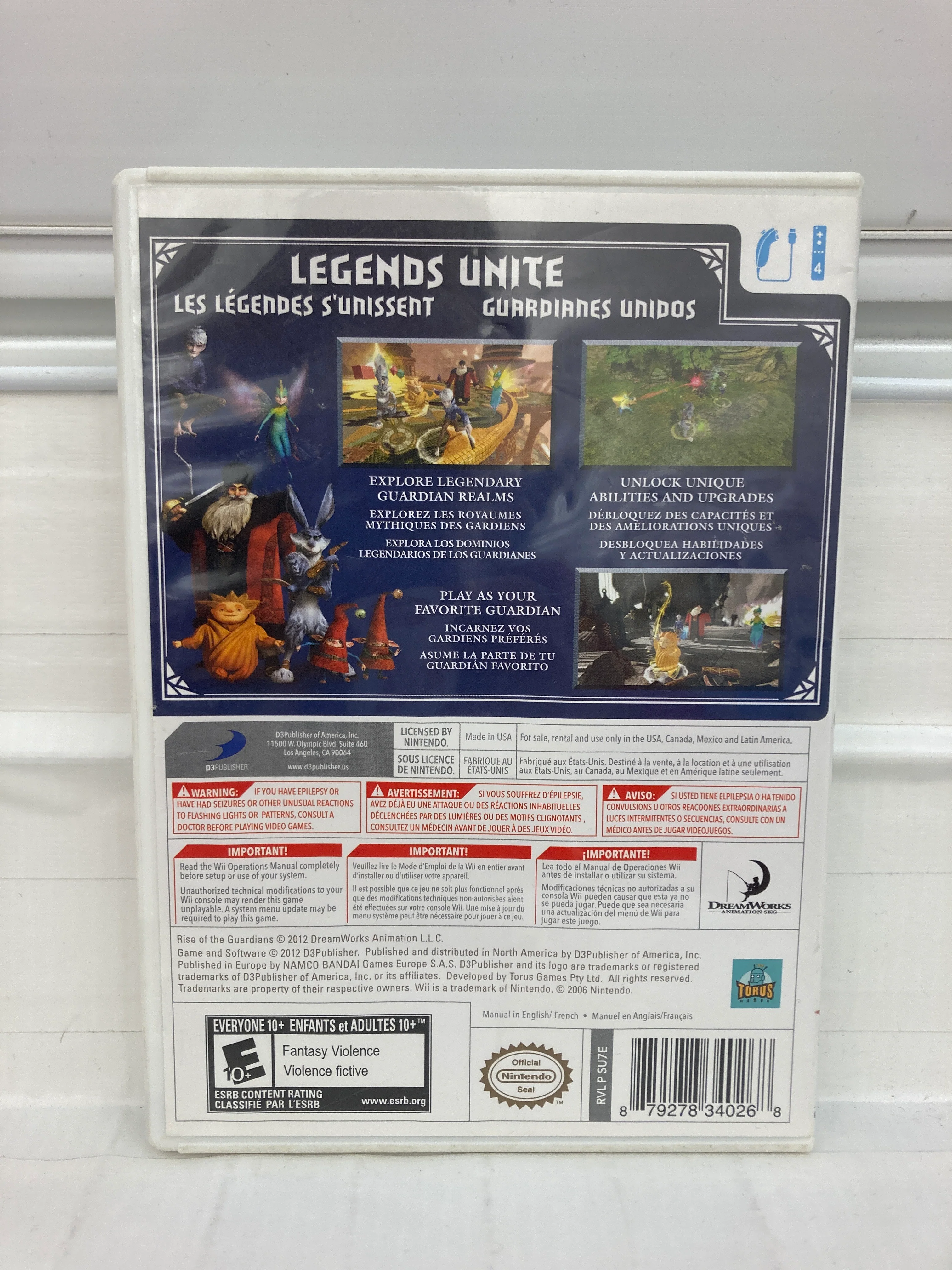 Rise Of The Guardians - Wii - Image 2