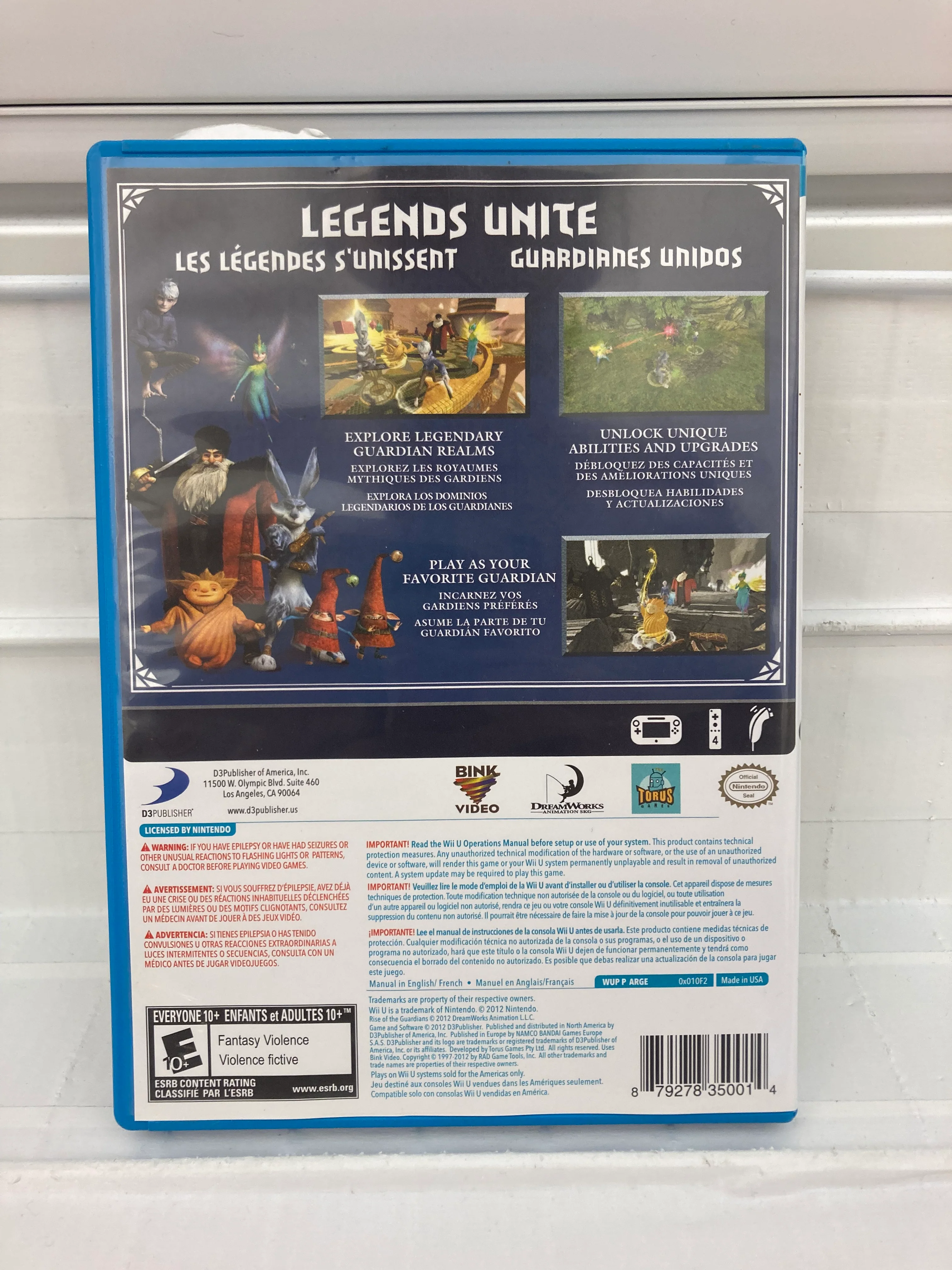 Rise Of The Guardians - Wii U - Image 2