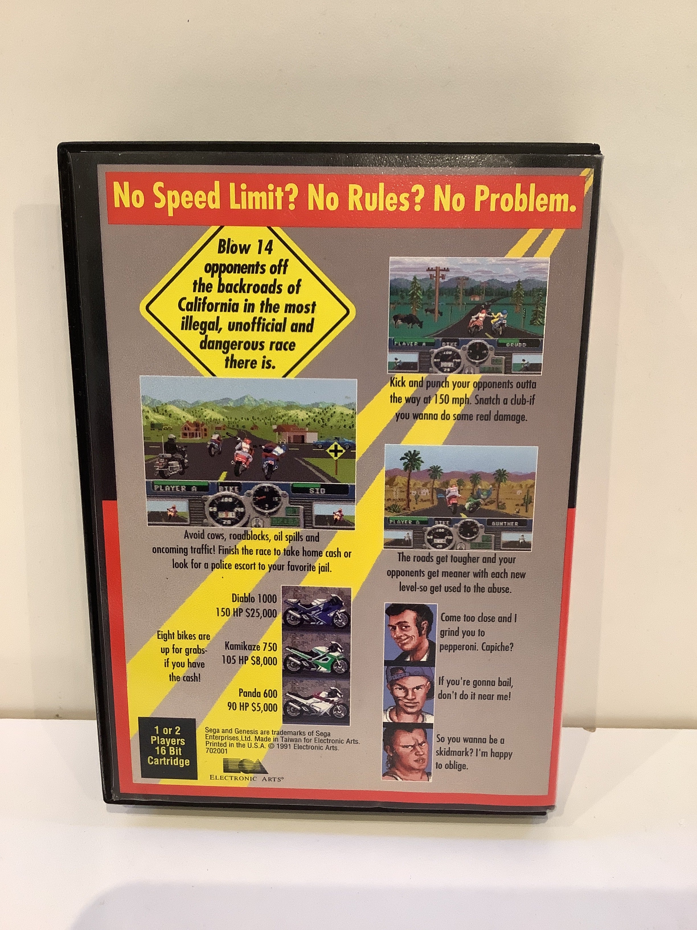 Road Rash - Sega Genesis - Image 2