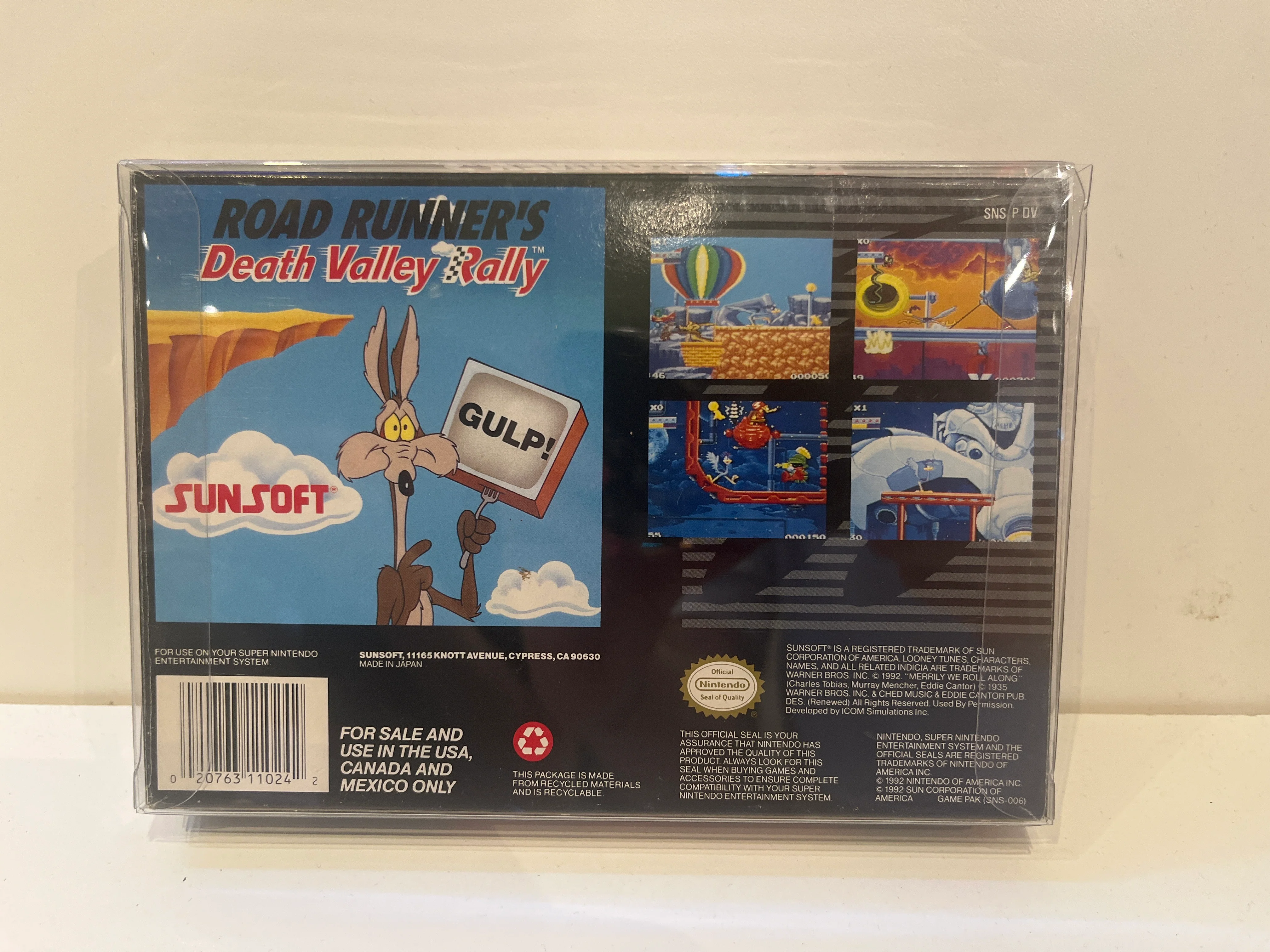 Road Runner's Death Valley Rally - Super Nintendo - Image 2