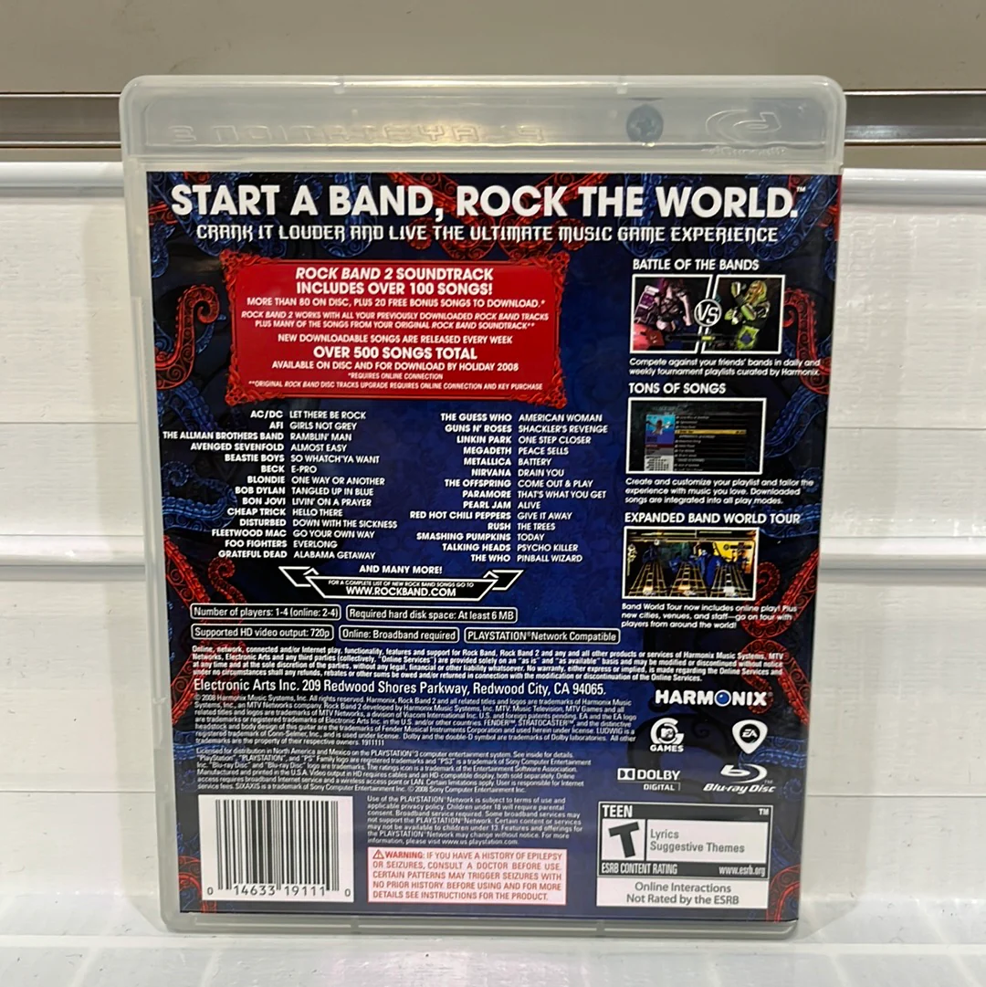 Rock Band 2 (Game Only) - Playstation 3 - Image 2