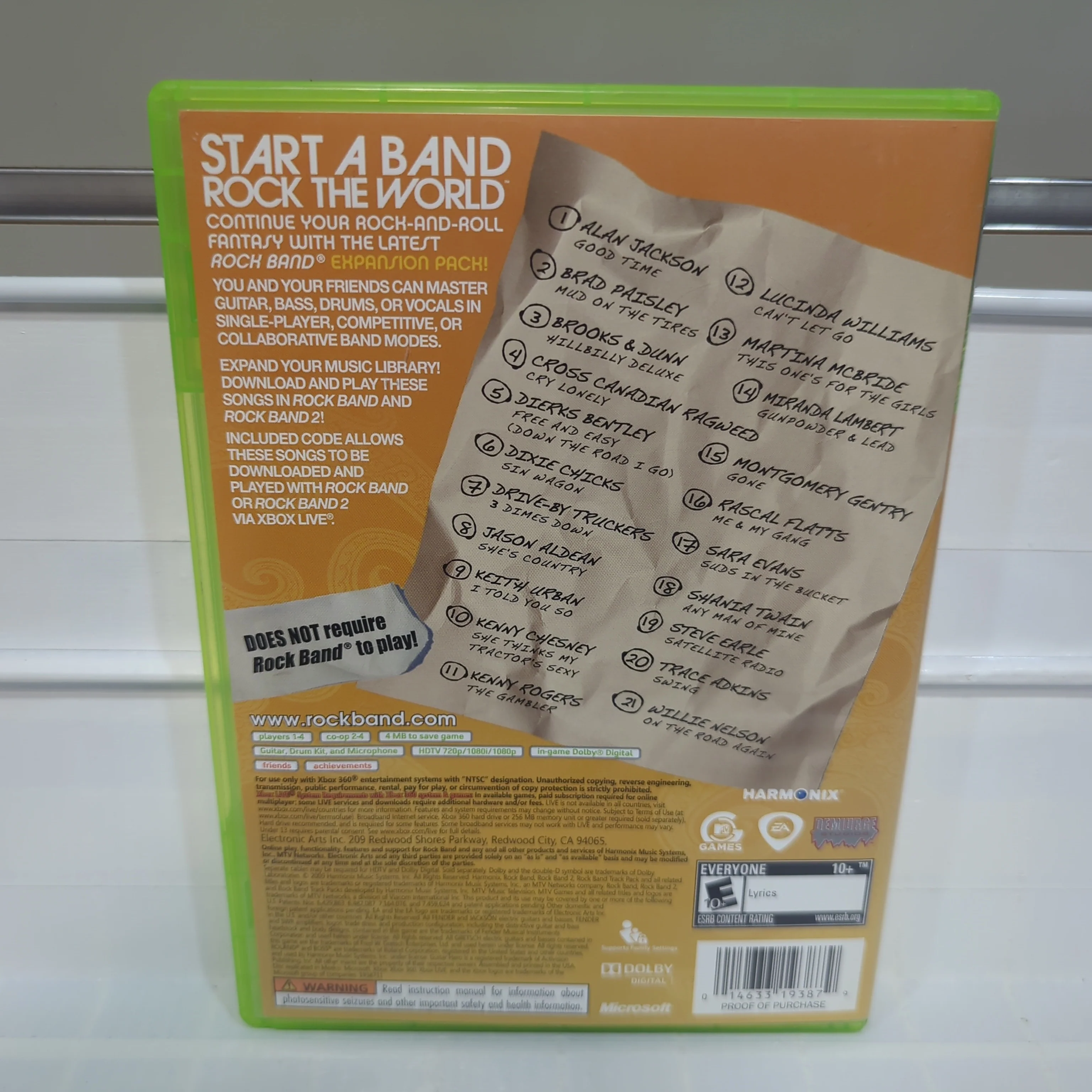 Rock Band Country Track Pack - Xbox 360 - Image 2