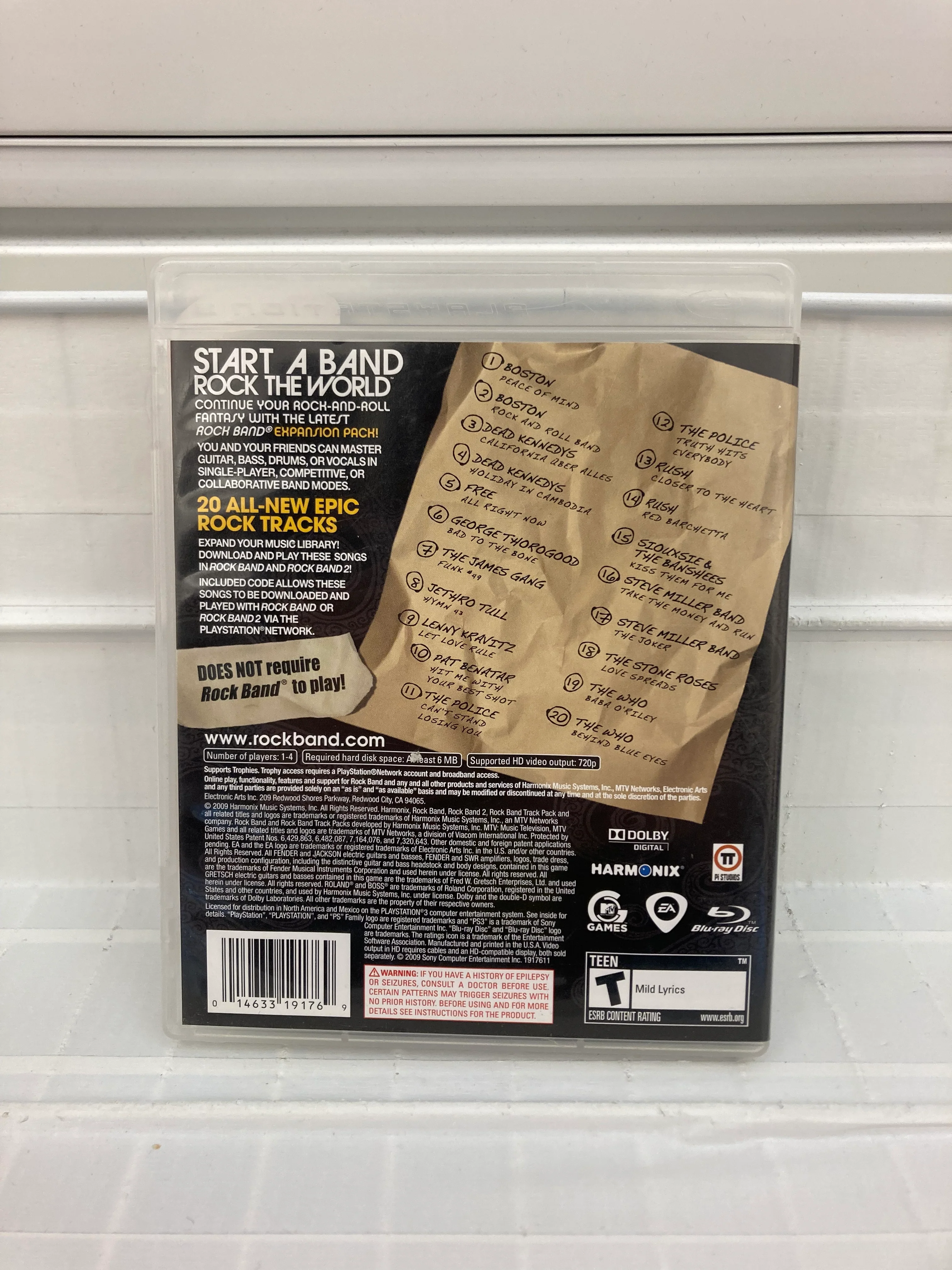 Rock Band Track Pack: Classic Rock - Playstation 3 - Image 2