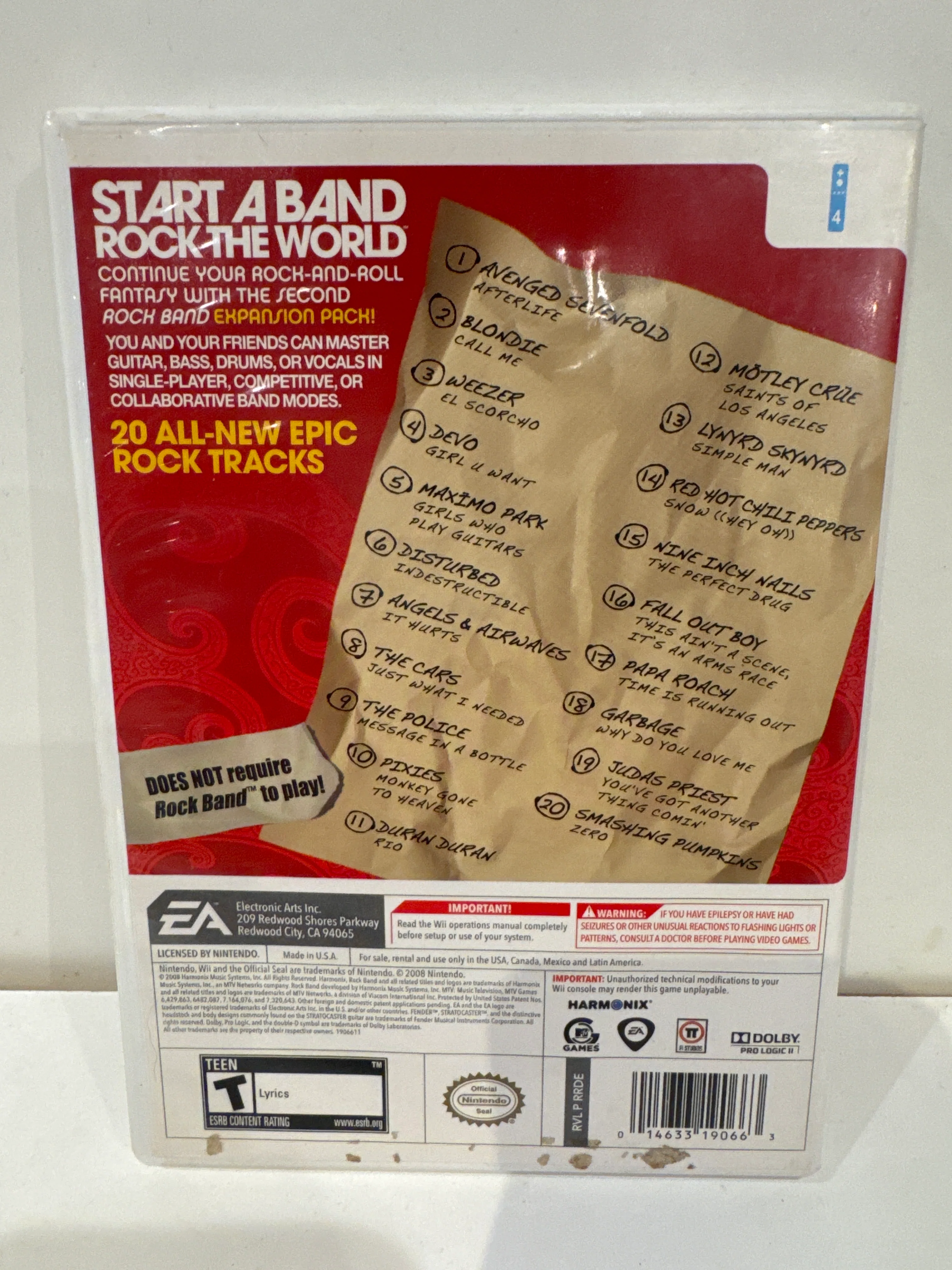 Rock Band Track Pack Volume 2 - Wii - Image 2