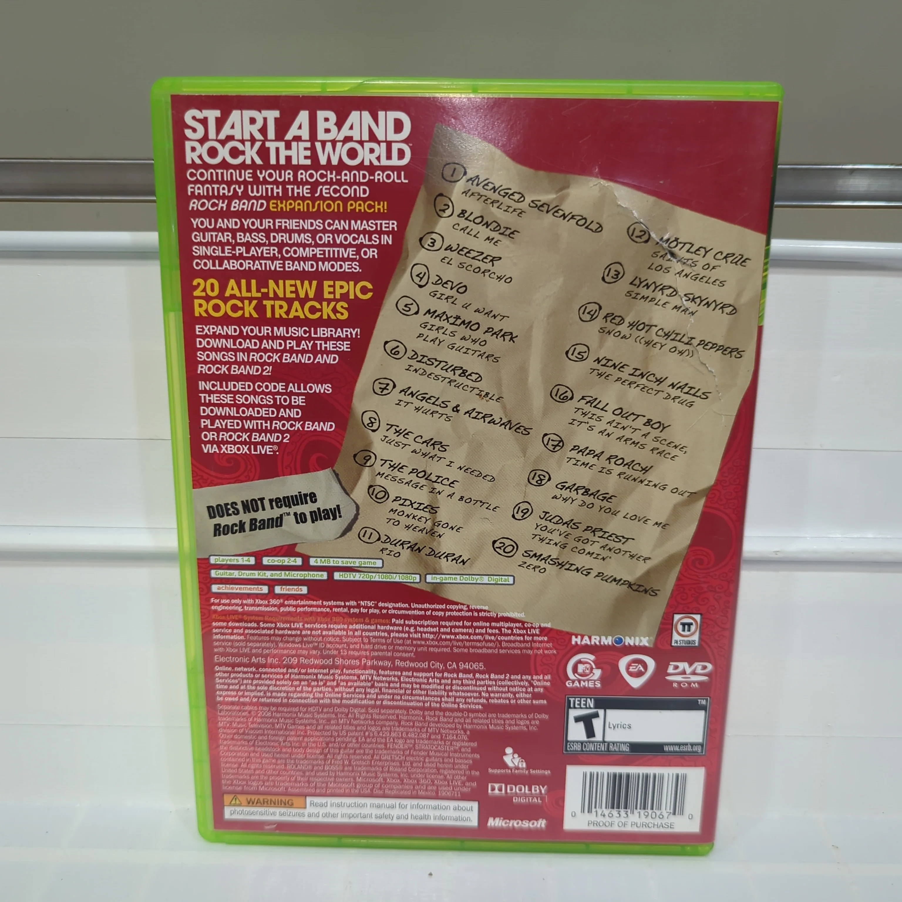 Rock Band Track Pack Volume 2 - Xbox 360 - Image 2