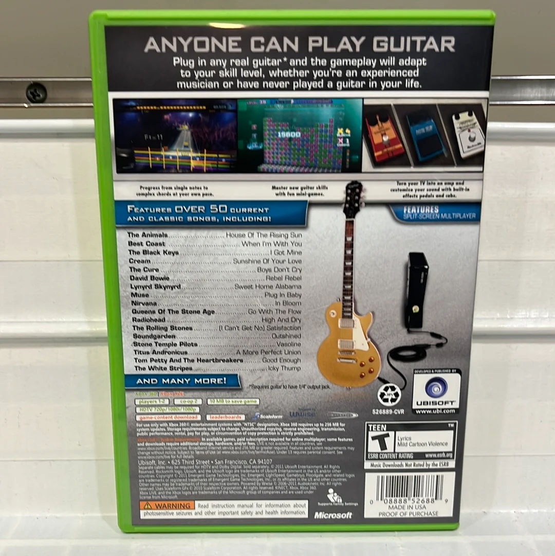 Rocksmith (Game Only, No Cable) - Xbox 360 - Image 2