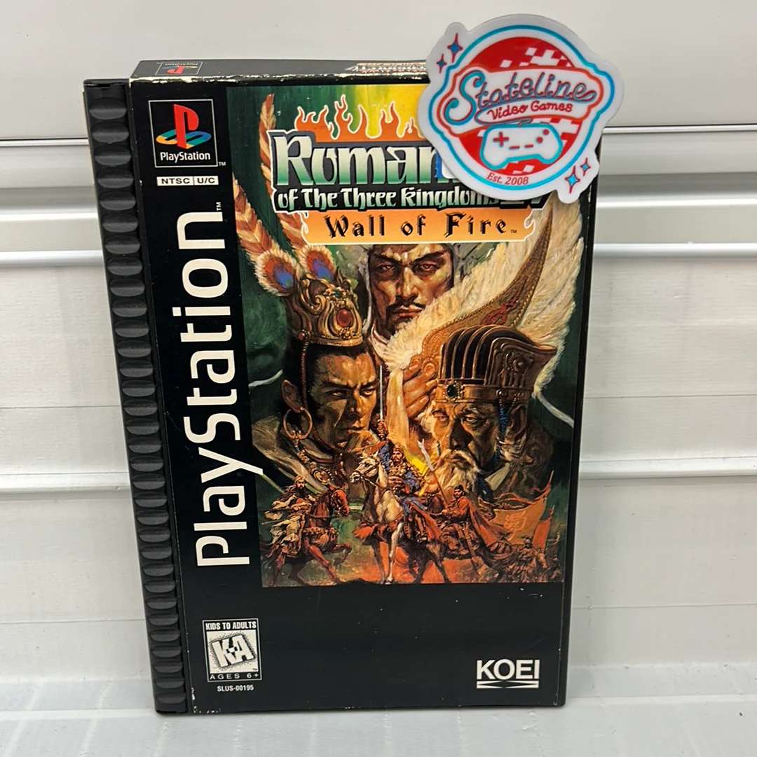 Romance of the Three Kingdoms IV Wall of Fire [Long Box] - Playstation