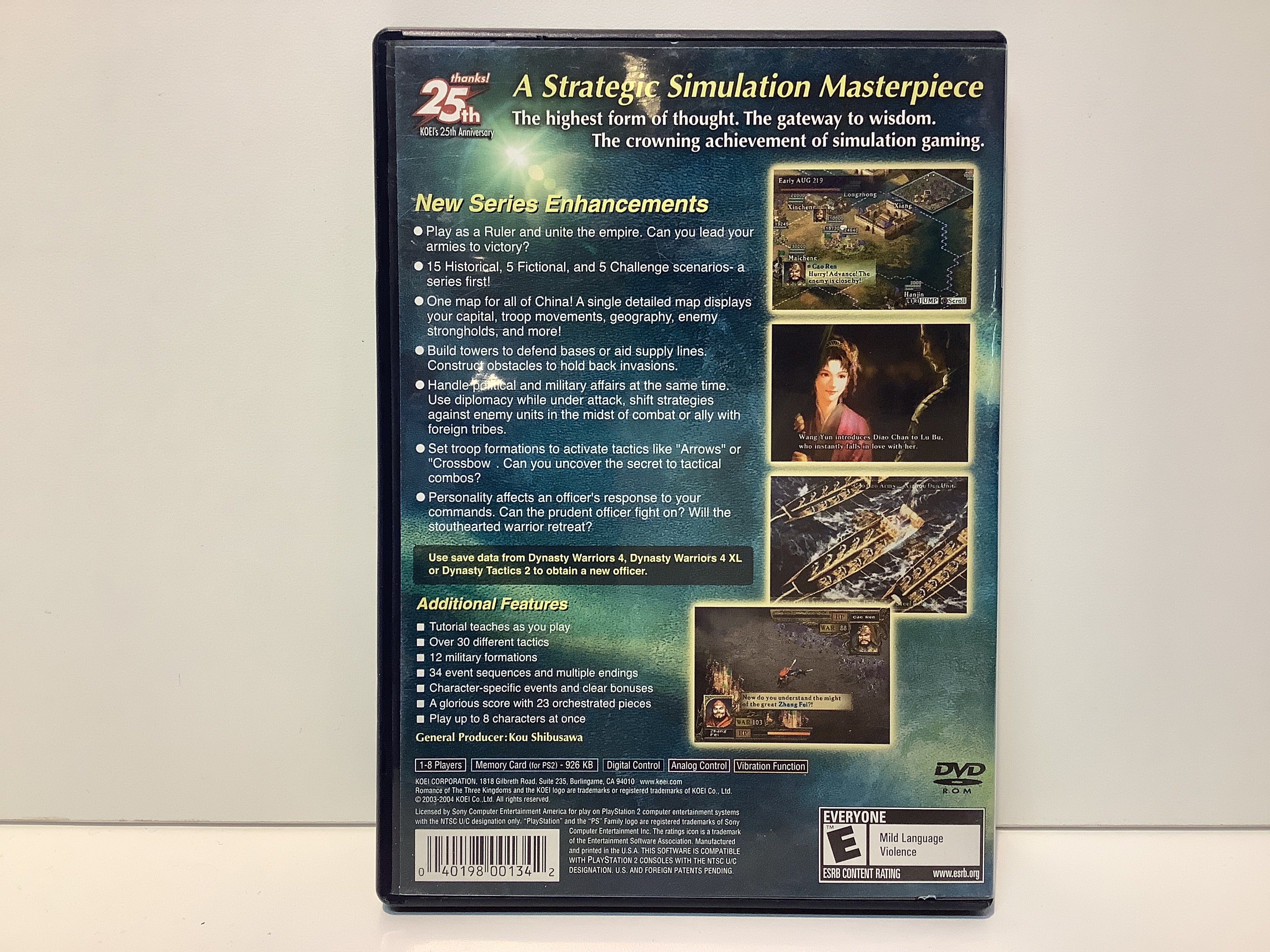 Romance of the Three Kingdoms IX - Playstation 2 - Image 2