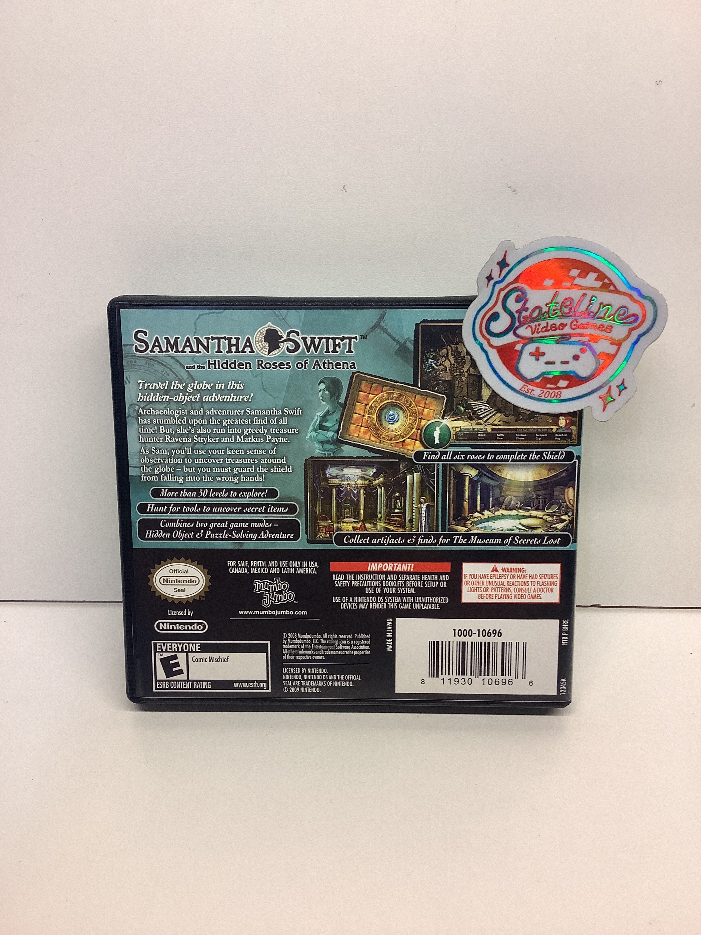 Samantha Swift and the Hidden Roses of Athena - Nintendo DS - Image 2