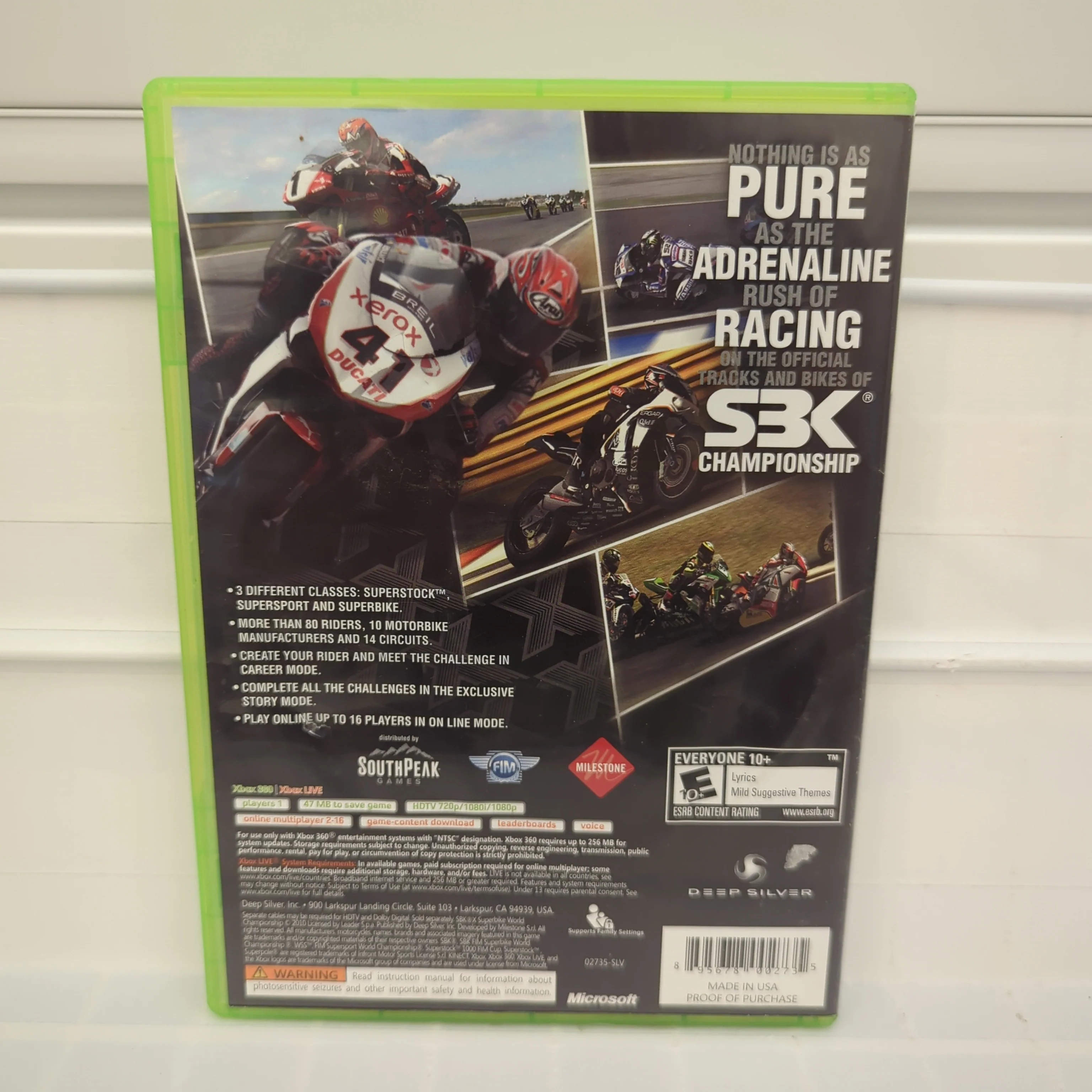 SBK X: Superbike World Championship - Xbox 360 - Image 2