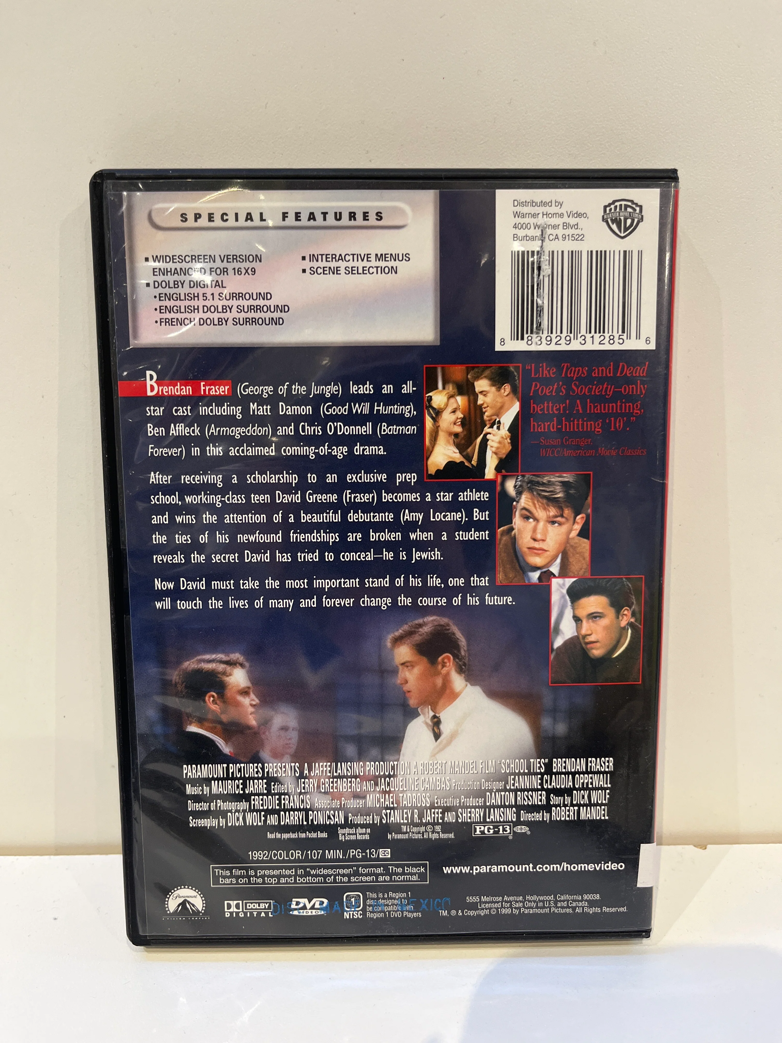 School Ties - DVD - Image 2