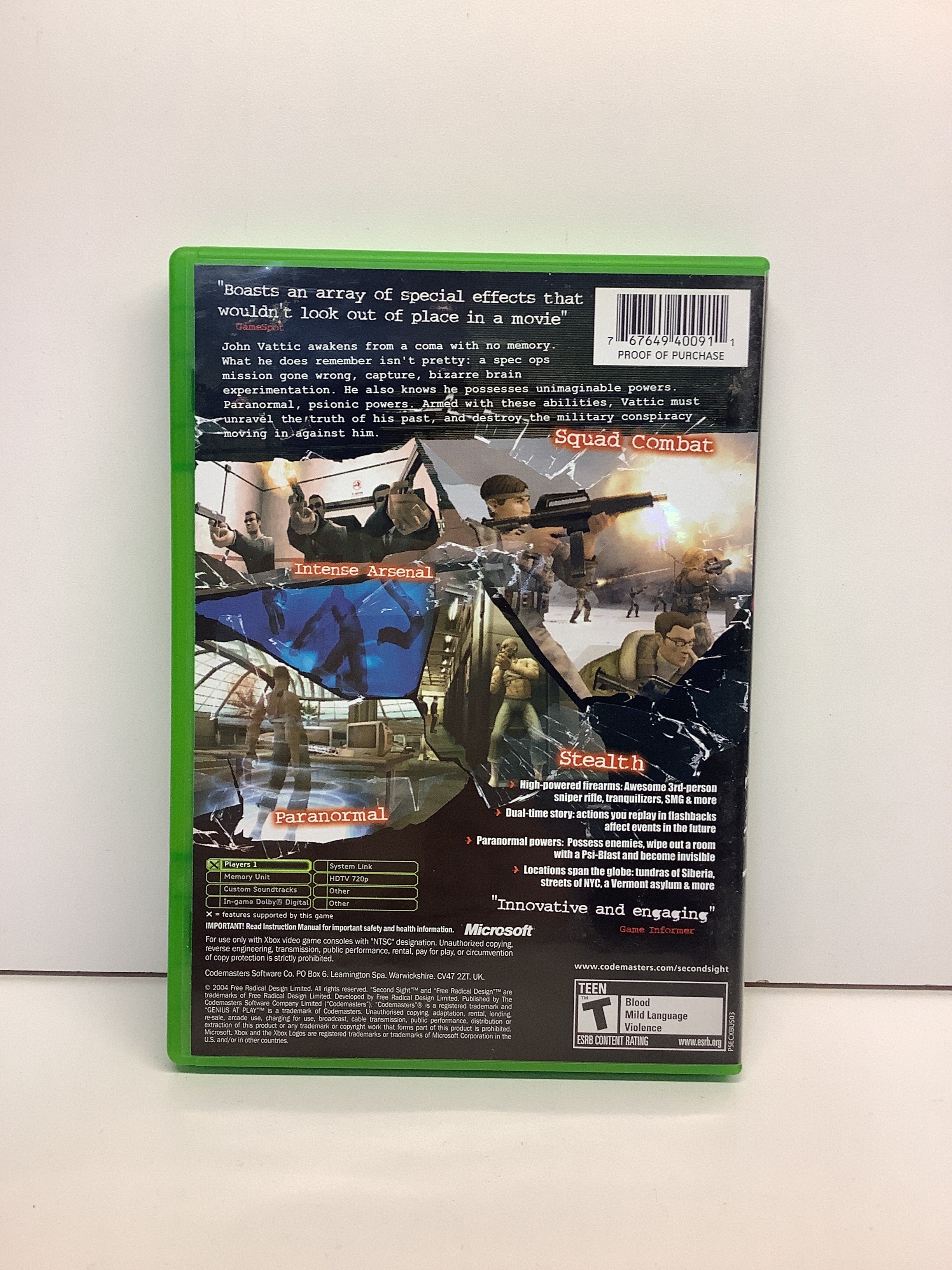 Second Sight - Xbox - Image 2