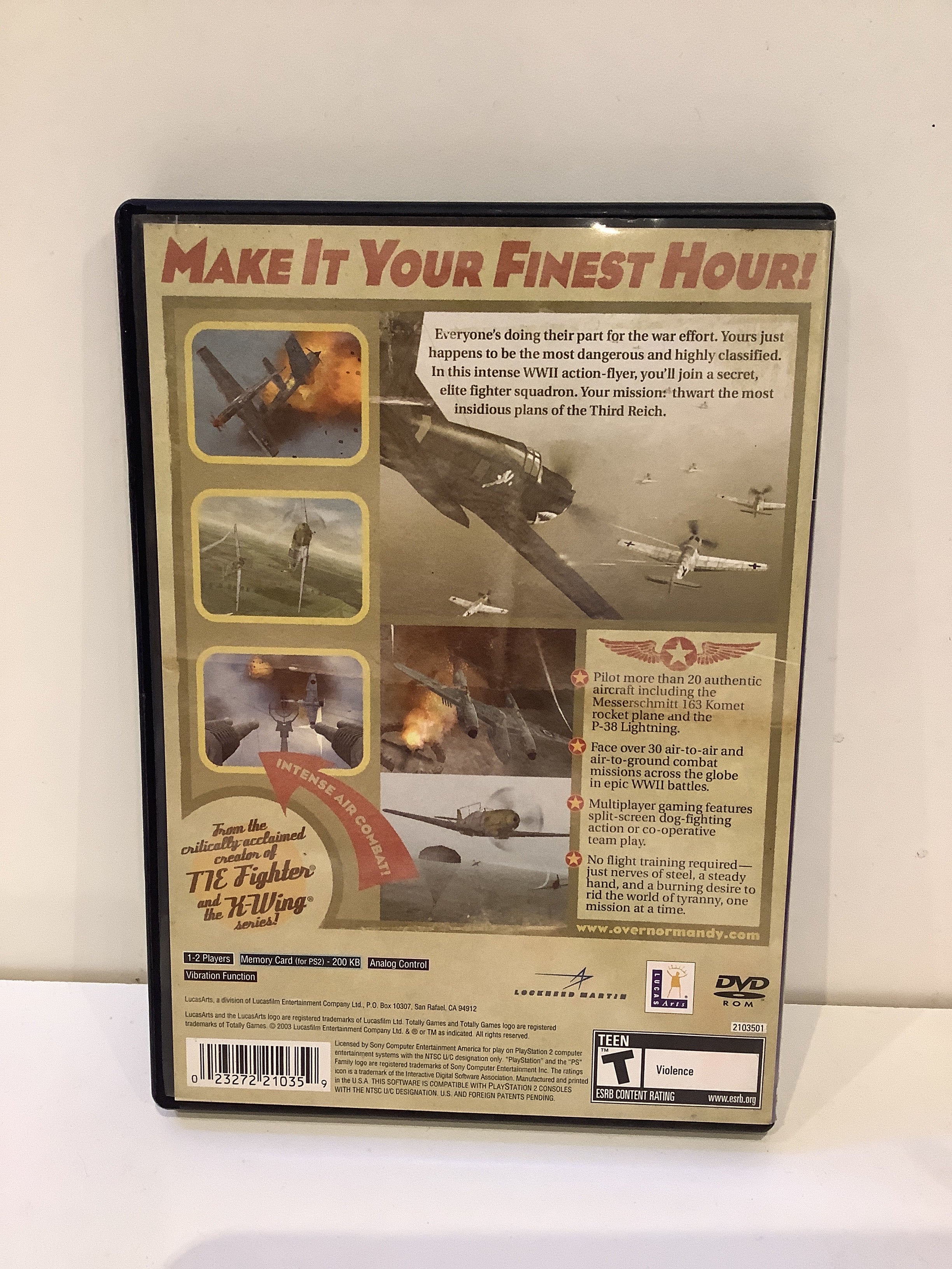 Secret Weapons Over Normandy - Playstation 2 - Image 2