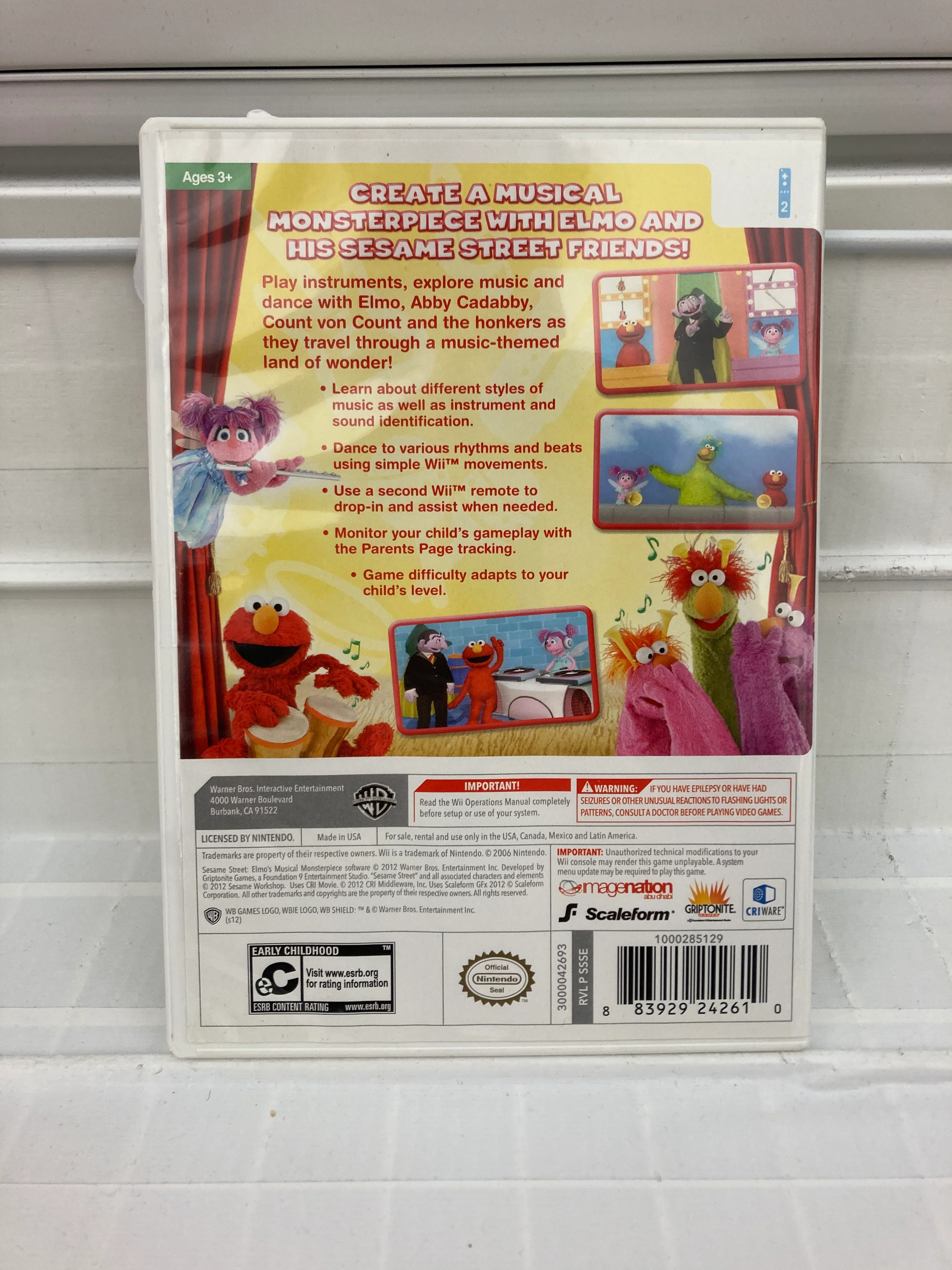 Sesame Street: Elmo's Musical Monsterpiece - Wii - Image 2