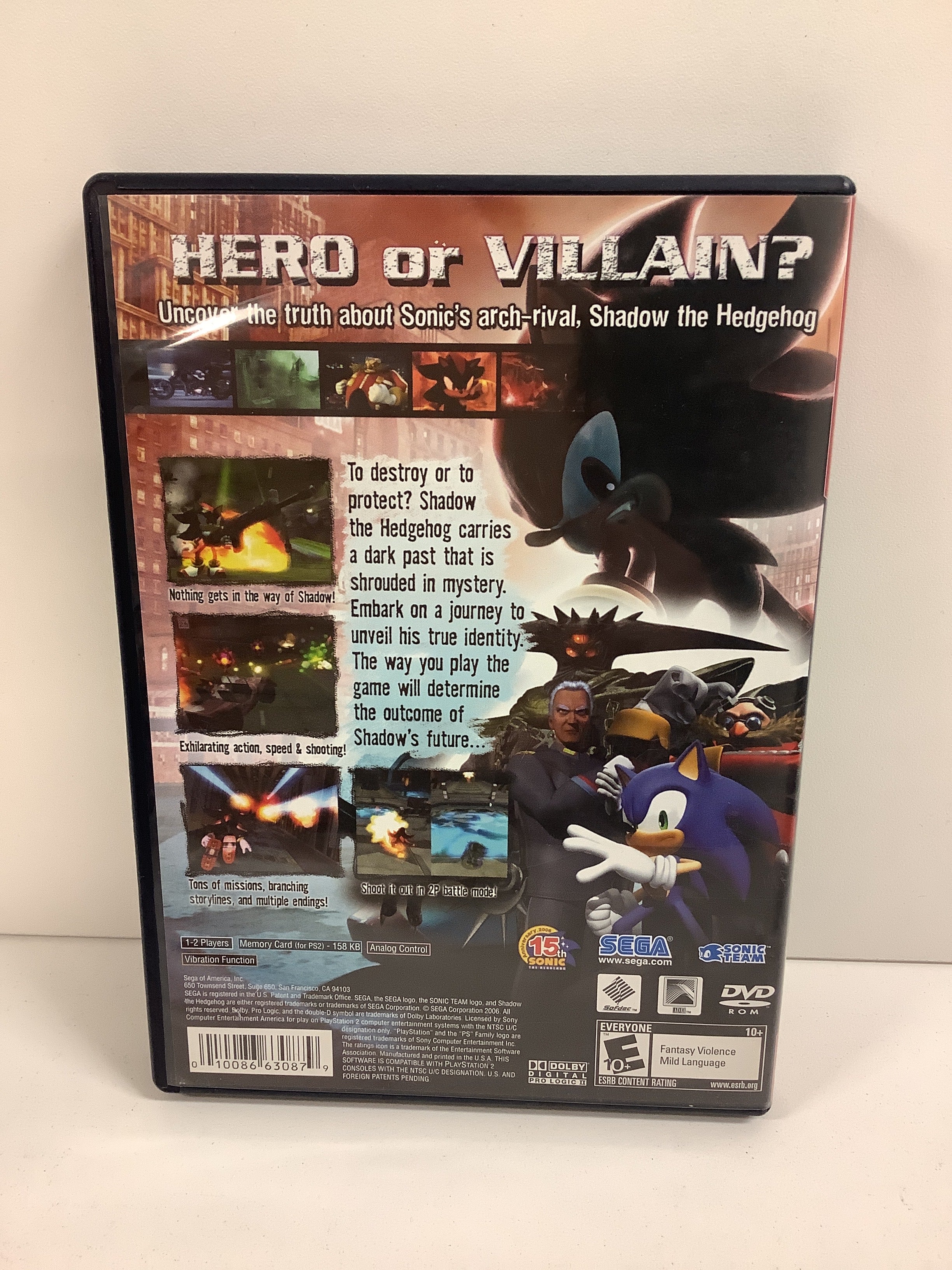 Shadow the Hedgehog [Greatest Hits] - Playstation 2 - Image 2