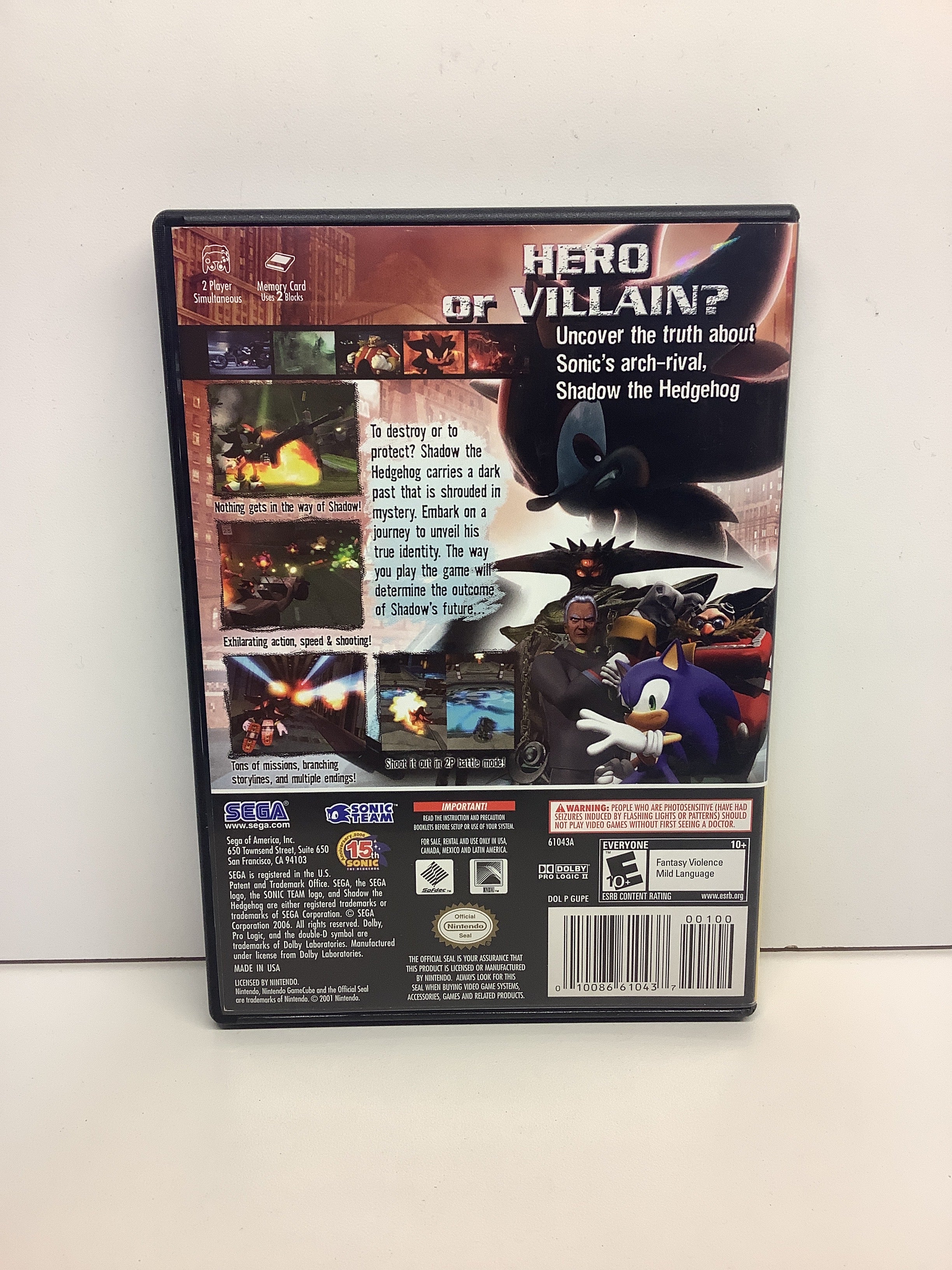 Shadow the Hedgehog [Player's Choice] - Gamecube - Image 2