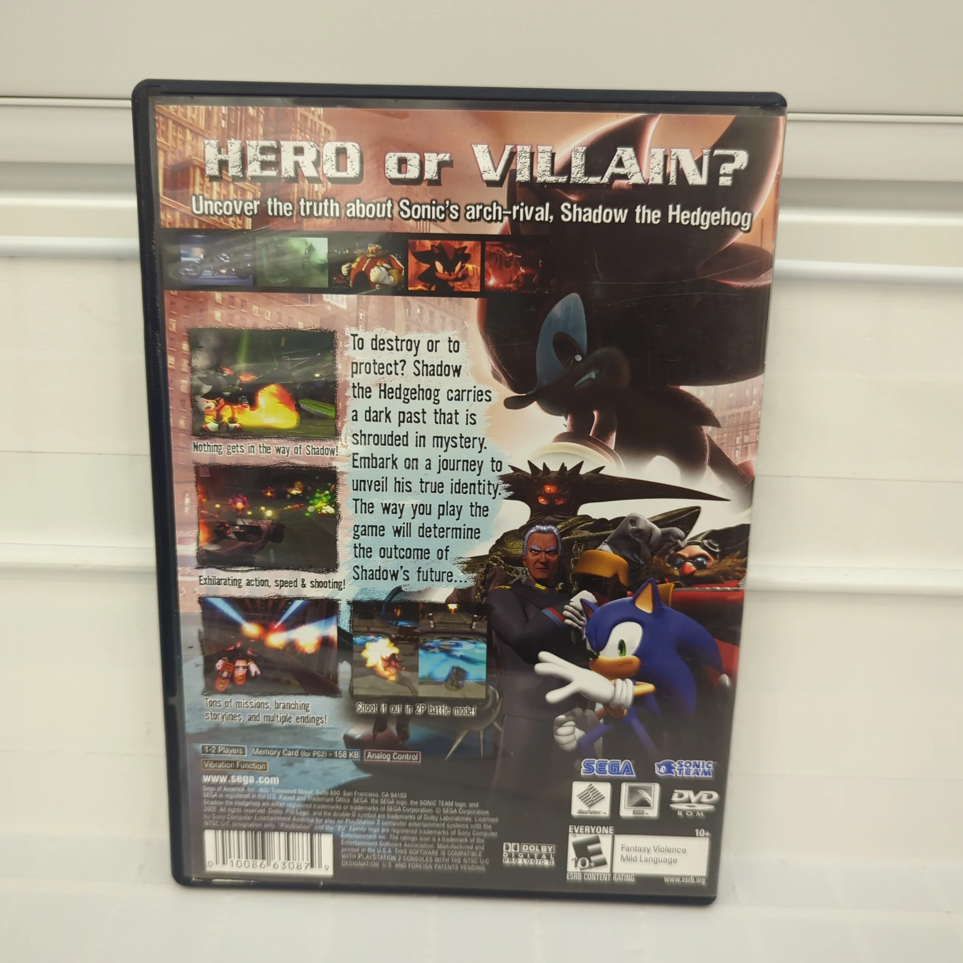 Shadow the Hedgehog - Playstation 2 - Image 2