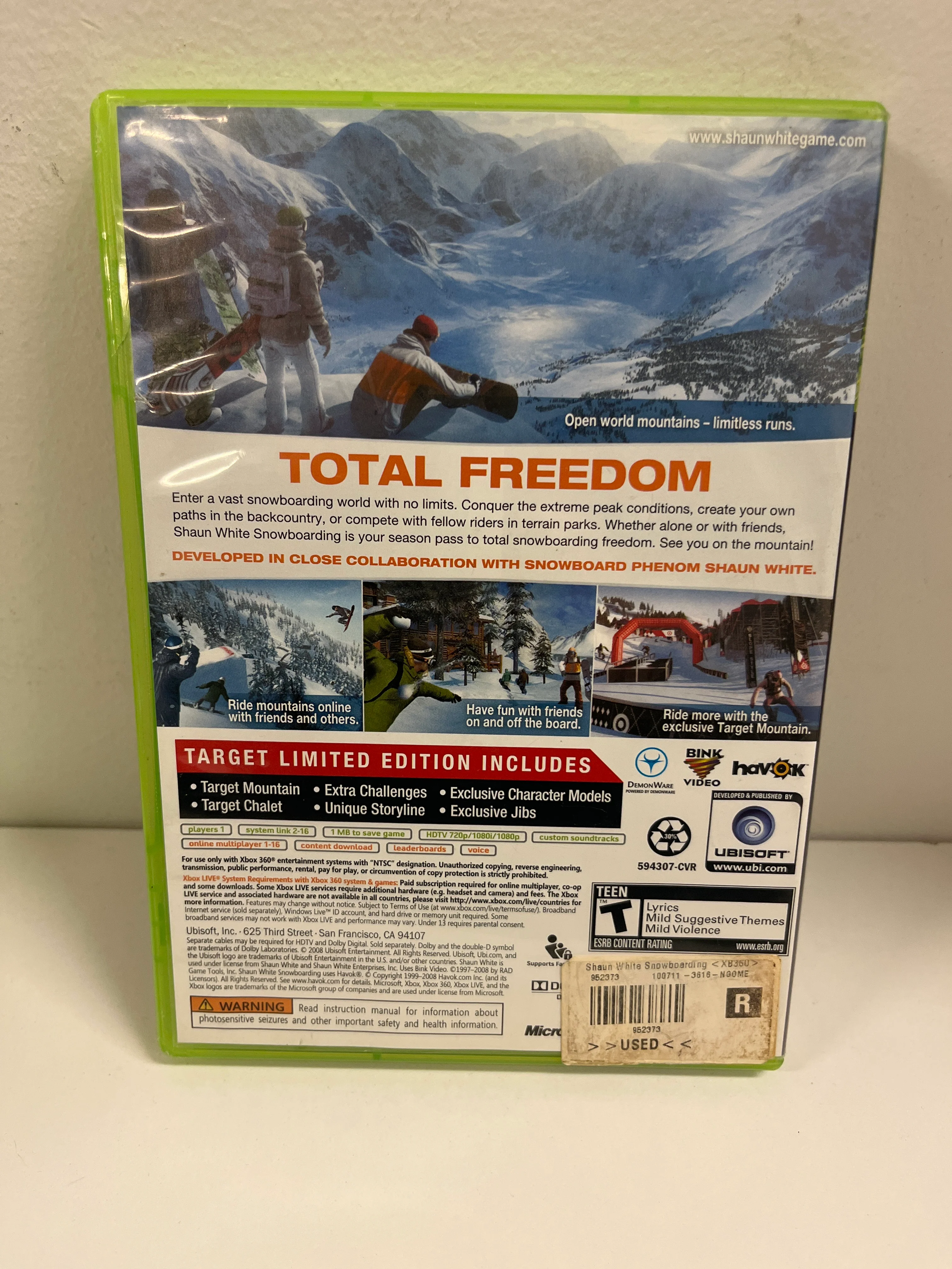 Shaun White Snowboarding [Target Limited Edition] - Xbox 360 - Image 2