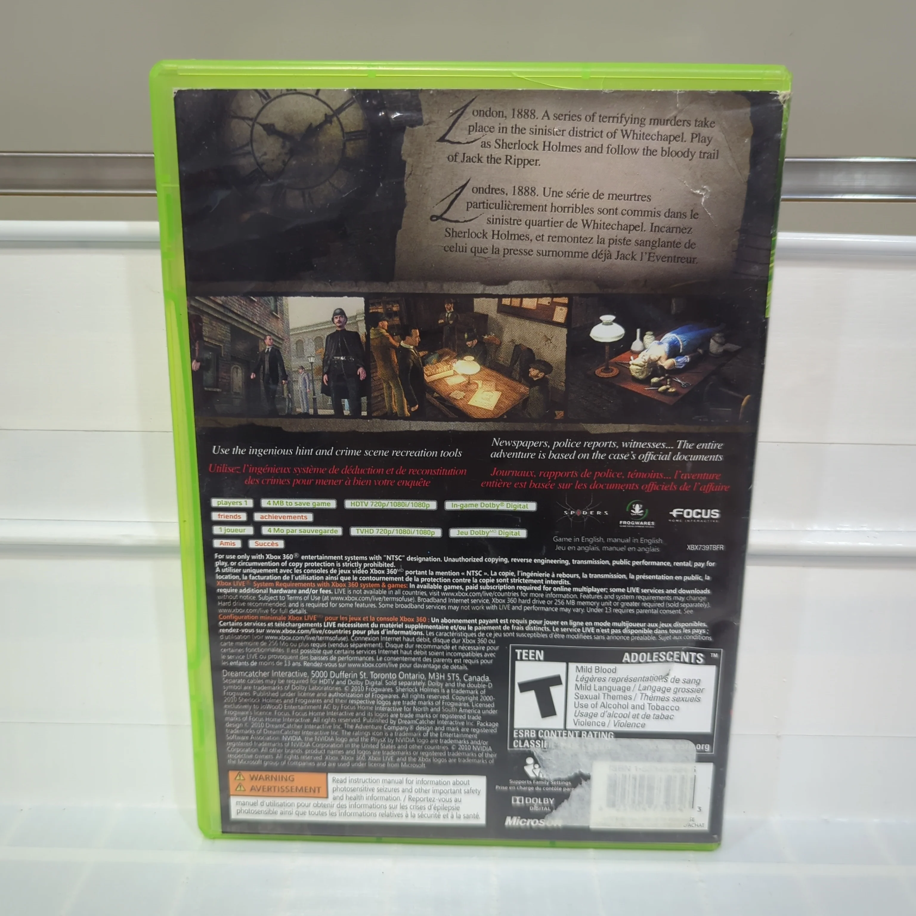 Sherlock Holmes Versus Jack the Ripper - Xbox 360 - Image 2
