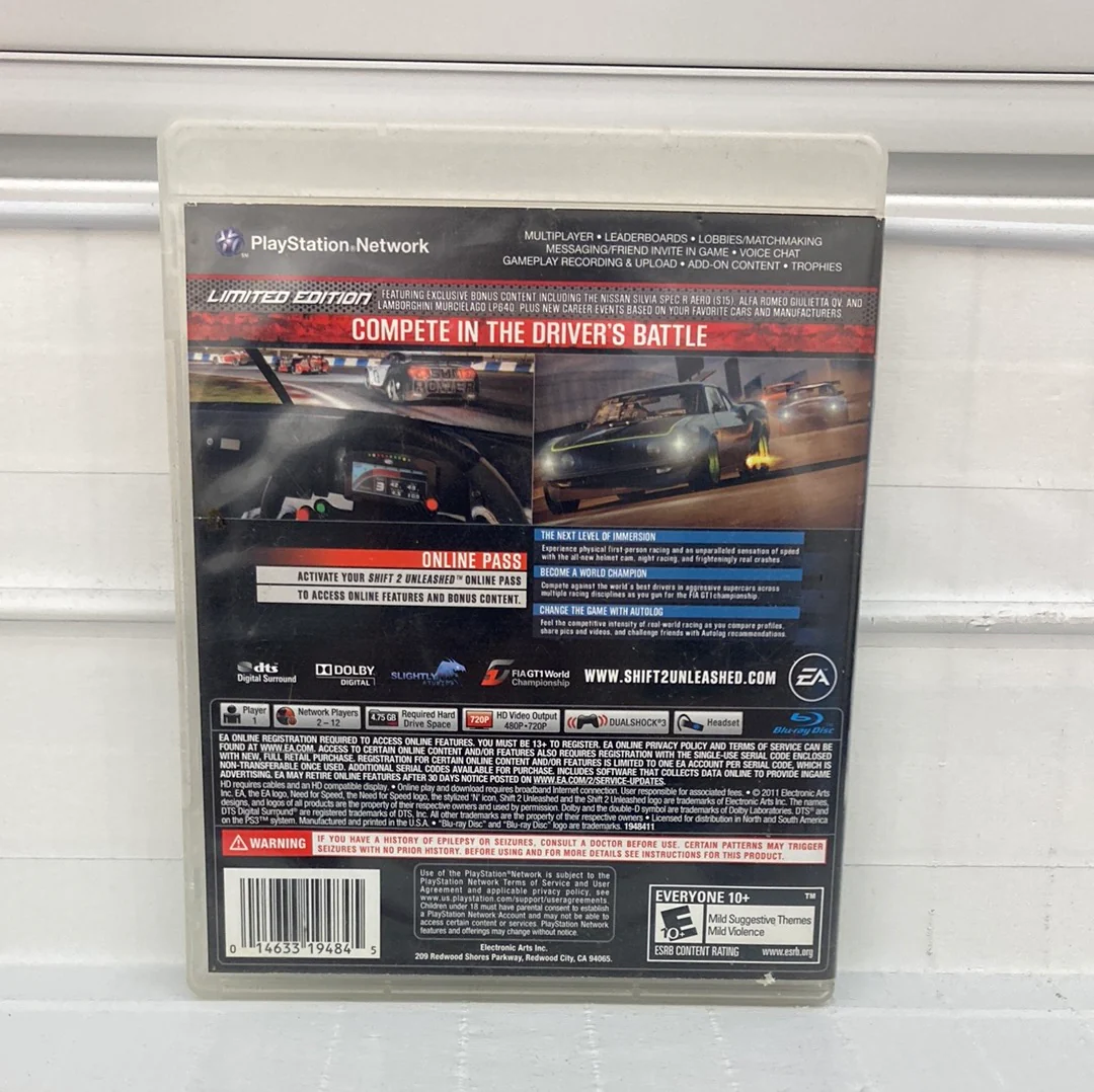 Shift 2 Unleashed [Limited Edition] - Playstation 3 - Image 2