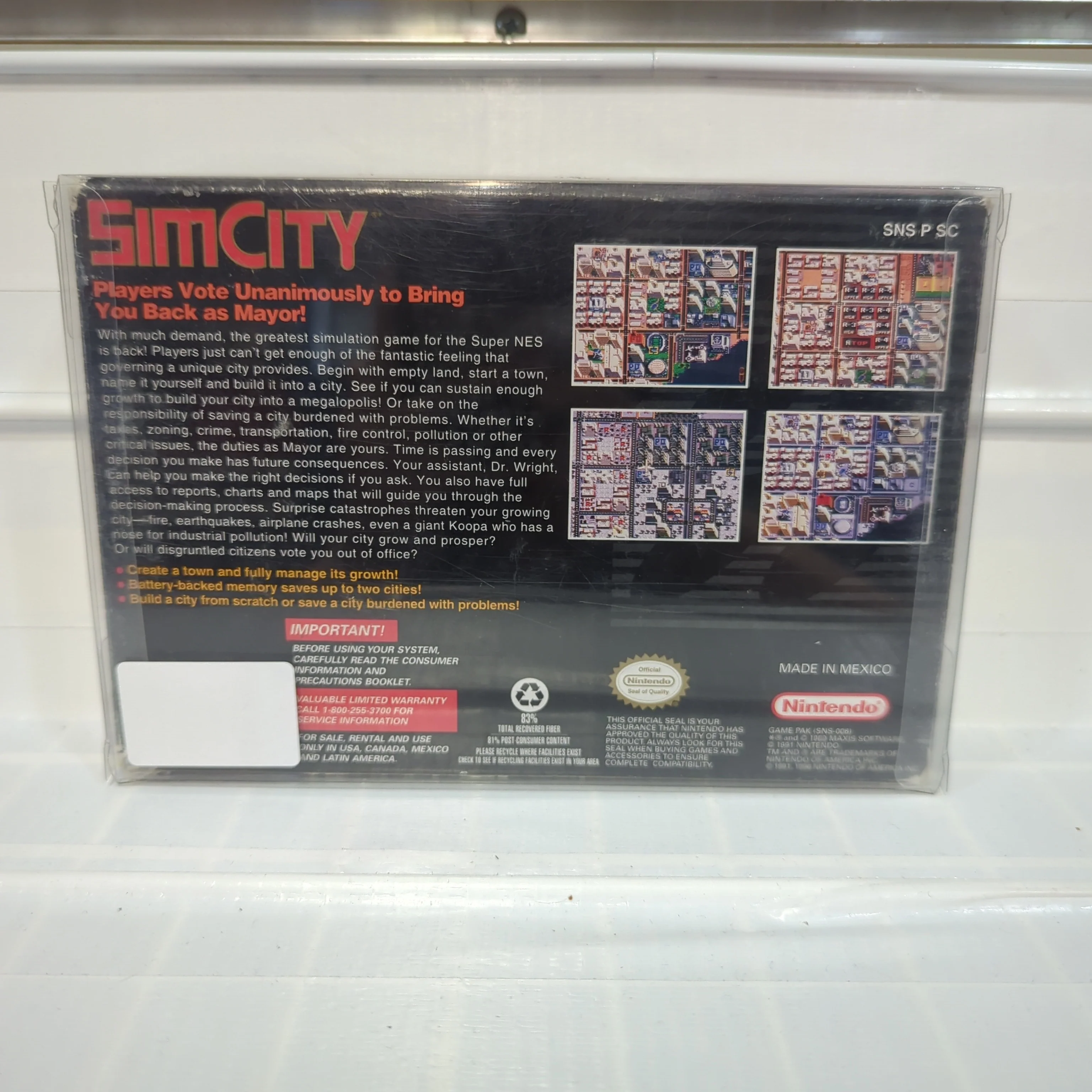 SimCity - Super Nintendo - Image 2
