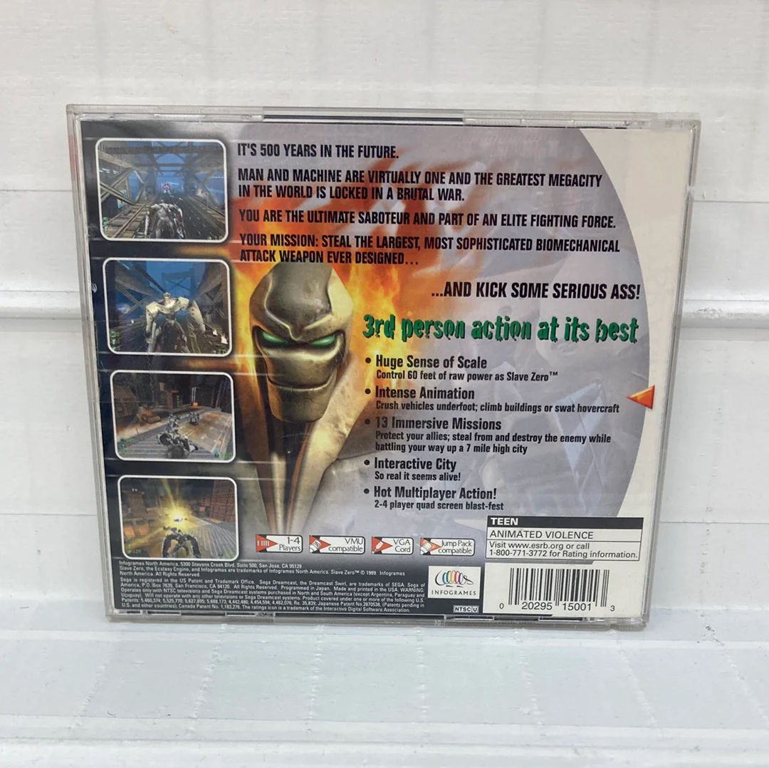 Slave Zero - Sega Dreamcast - Image 2