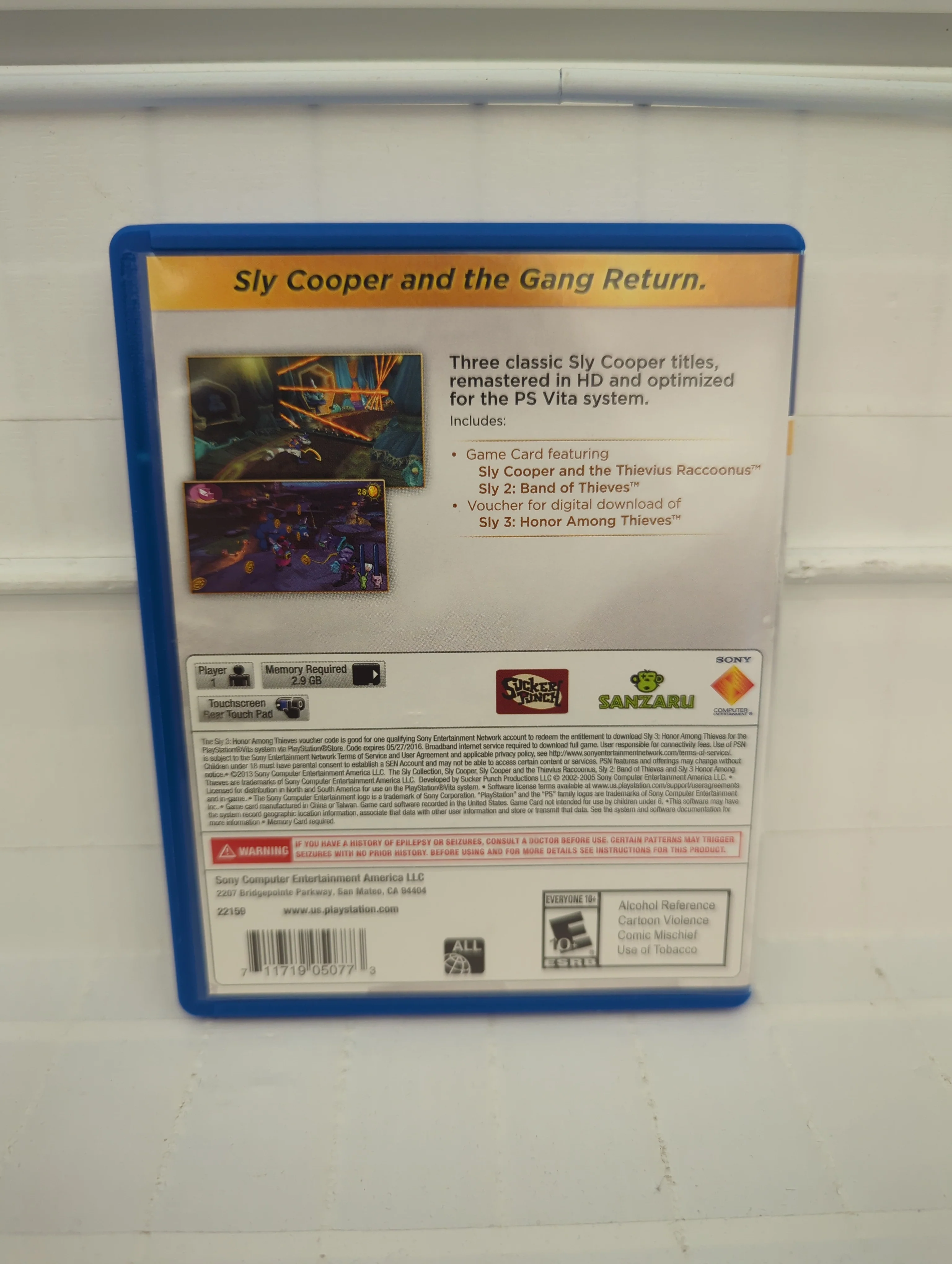 Sly Cooper Collection - Playstation Vita - Image 2
