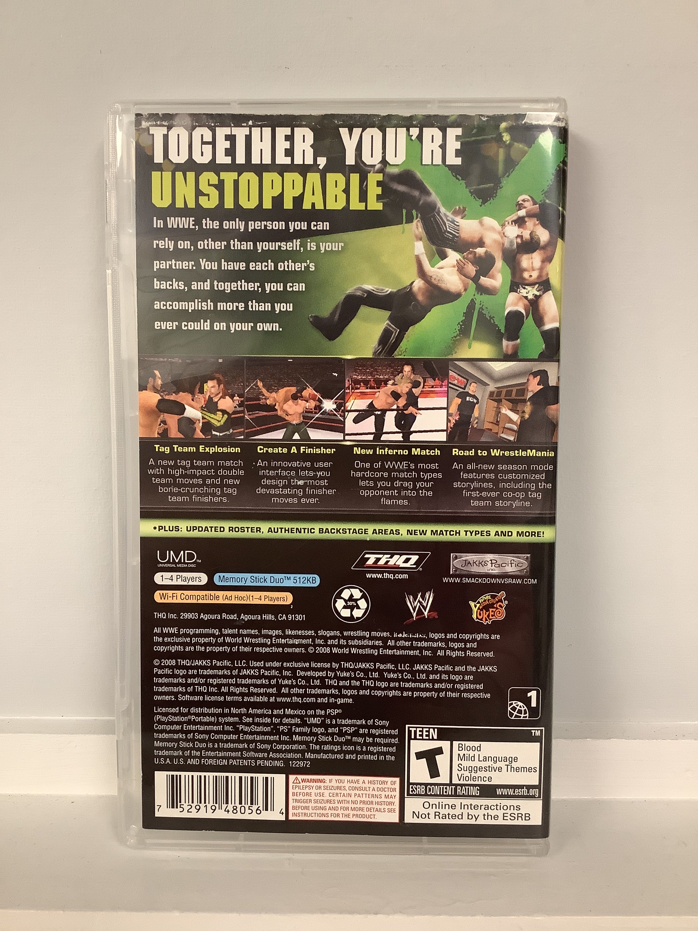 Smackdown vs. Raw 2009 [Greatest Hits] - PSP - Image 2