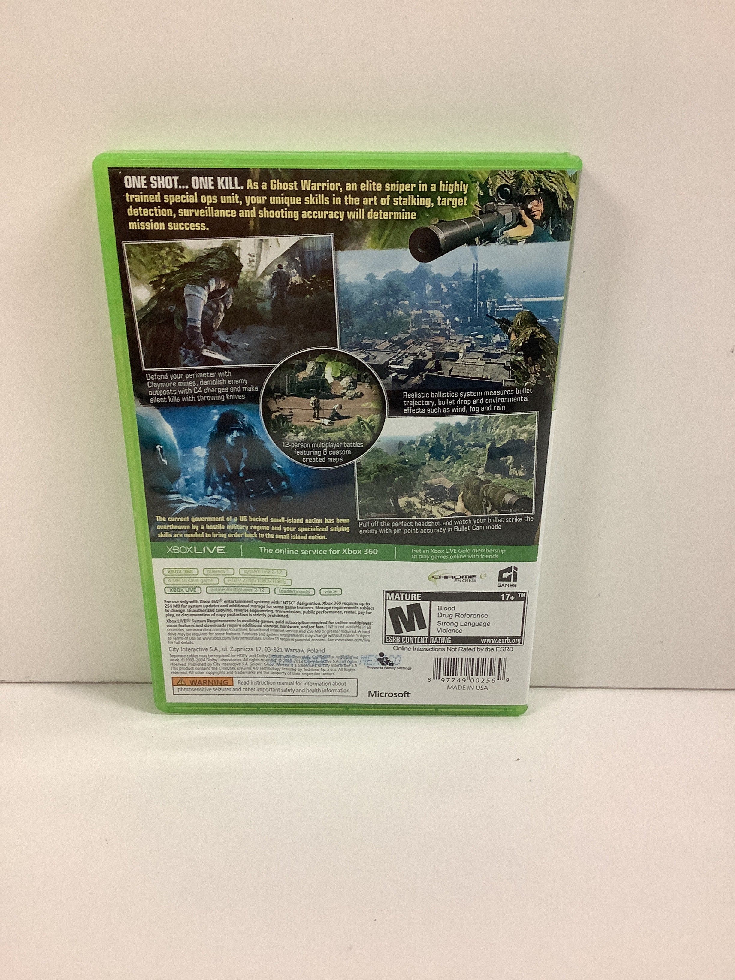 Sniper Ghost Warrior [Platinum Hits] - Xbox 360 - Image 2