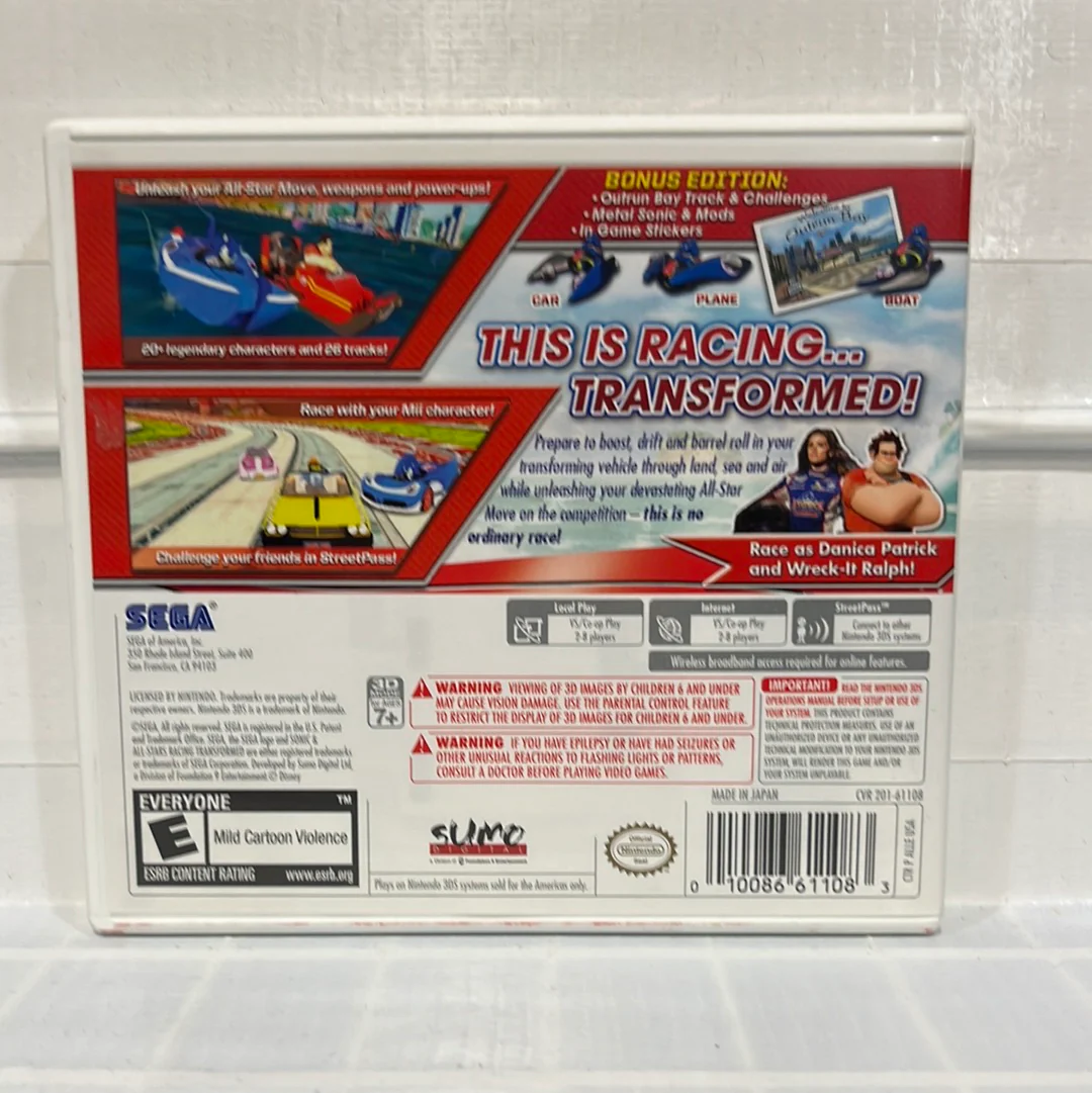Sonic & All-Stars Racing Transformed - Nintendo 3DS - Image 2