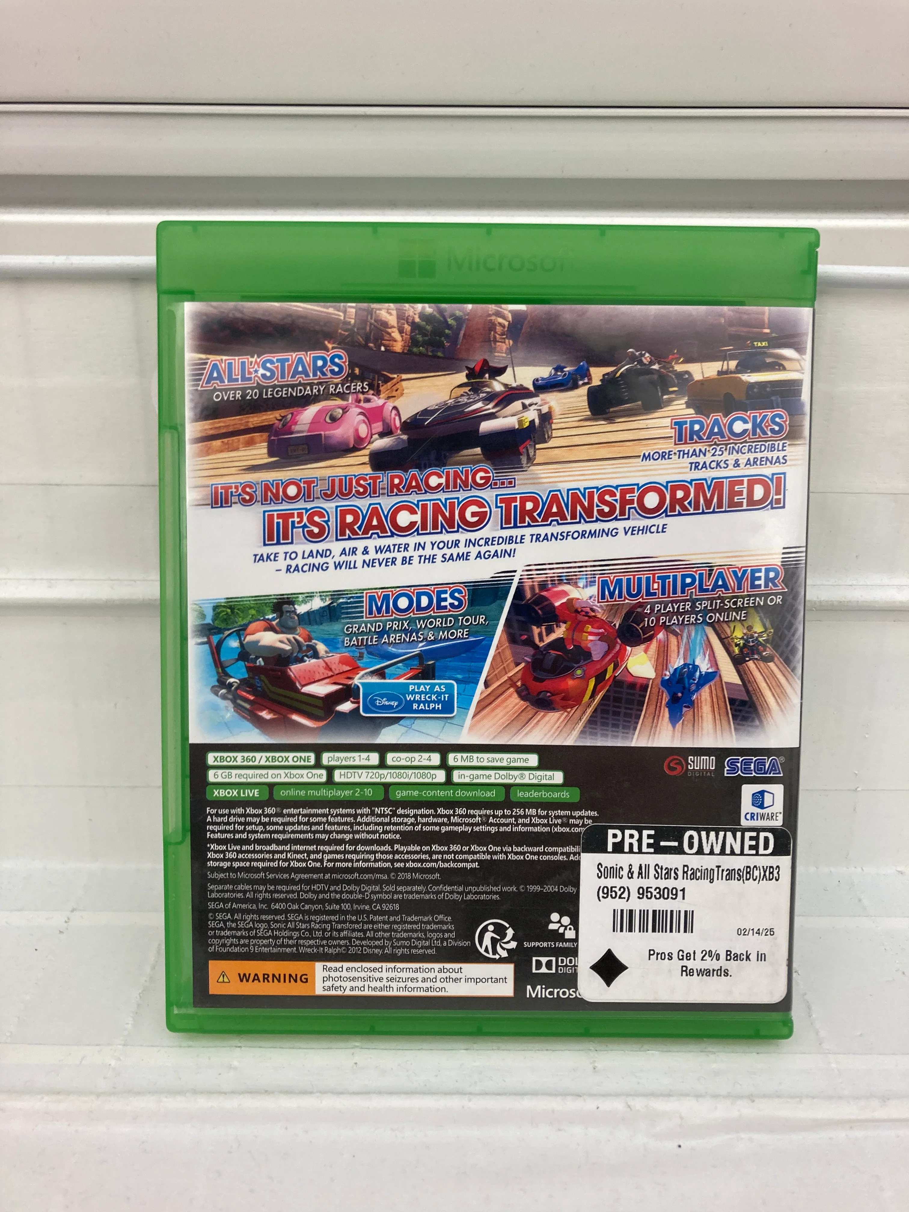 Sonic & All-Stars Racing Transformed - Xbox One - Image 3
