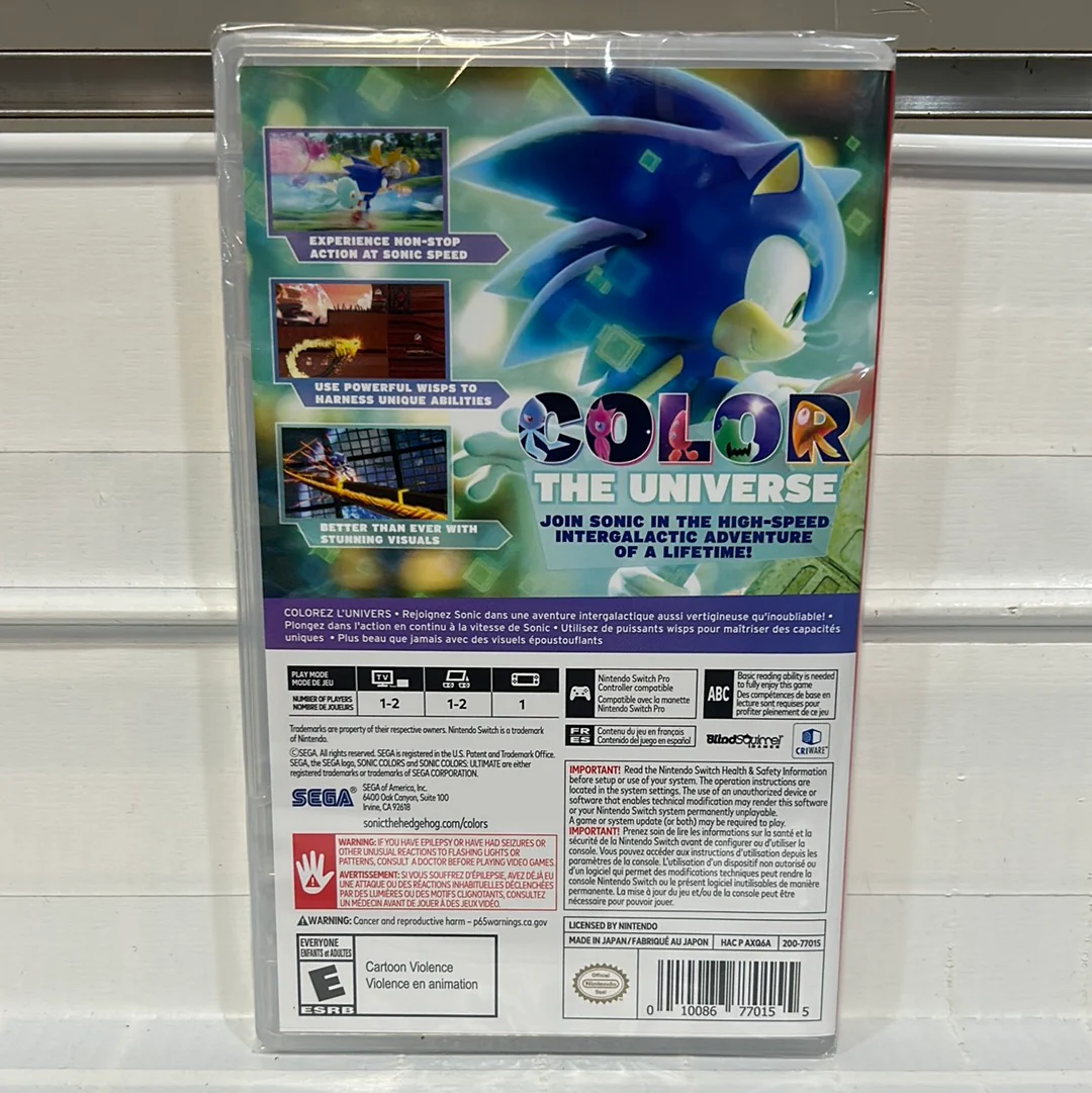 Sonic Colors Ultimate - Nintendo Switch - Image 2