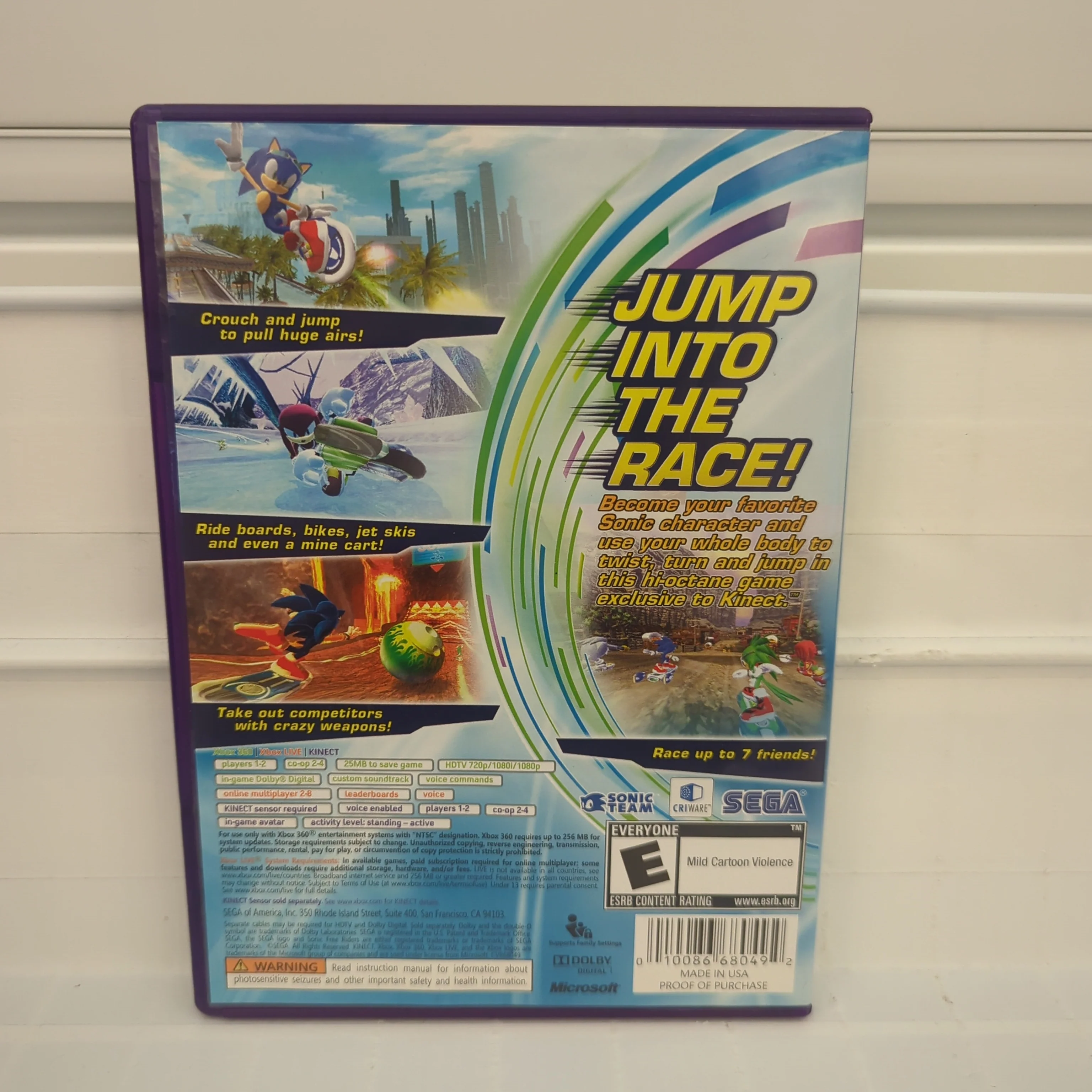 Sonic Free Riders - Xbox 360 - Image 2
