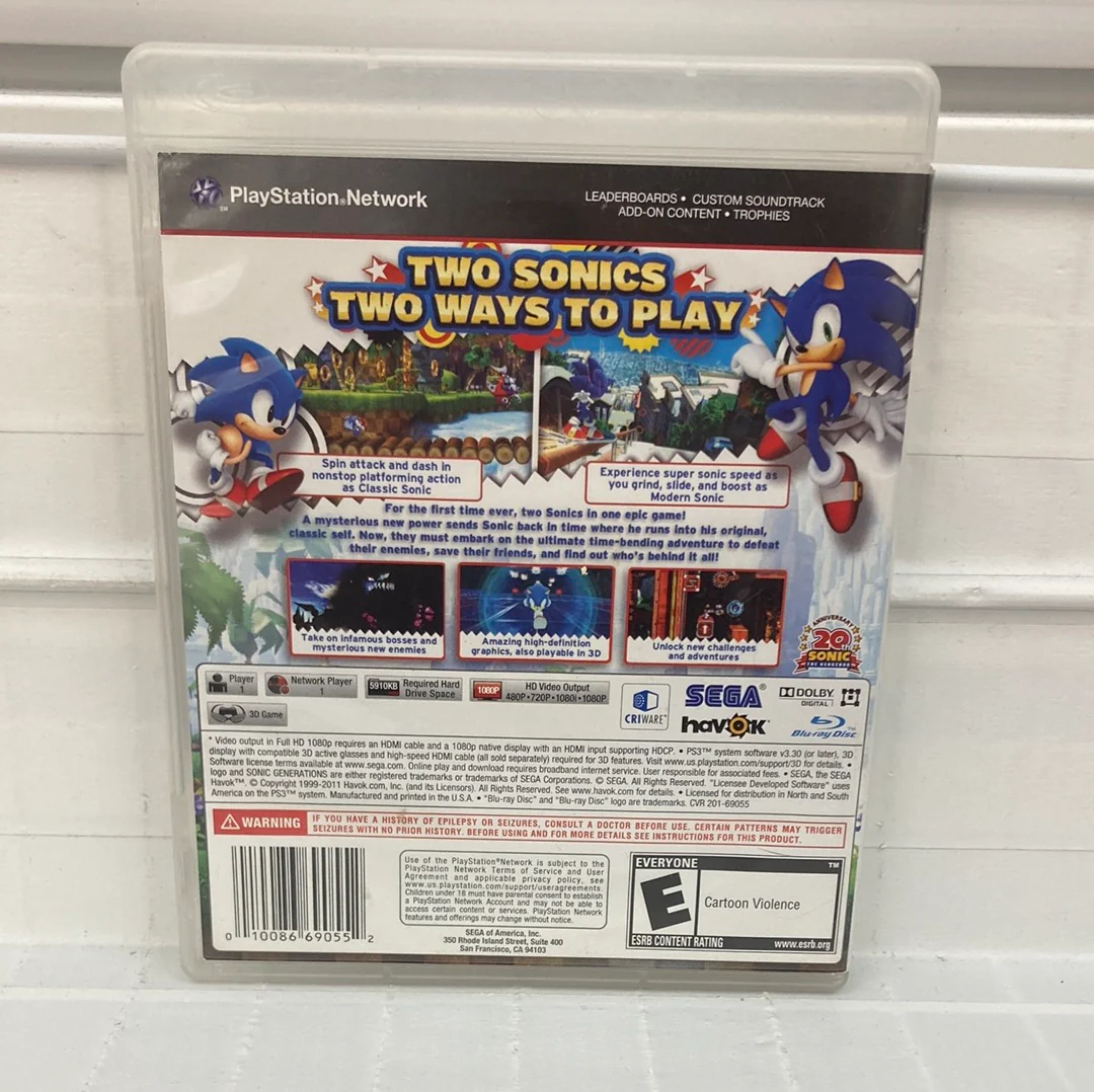 Sonic Generations - Playstation 3 - Image 2