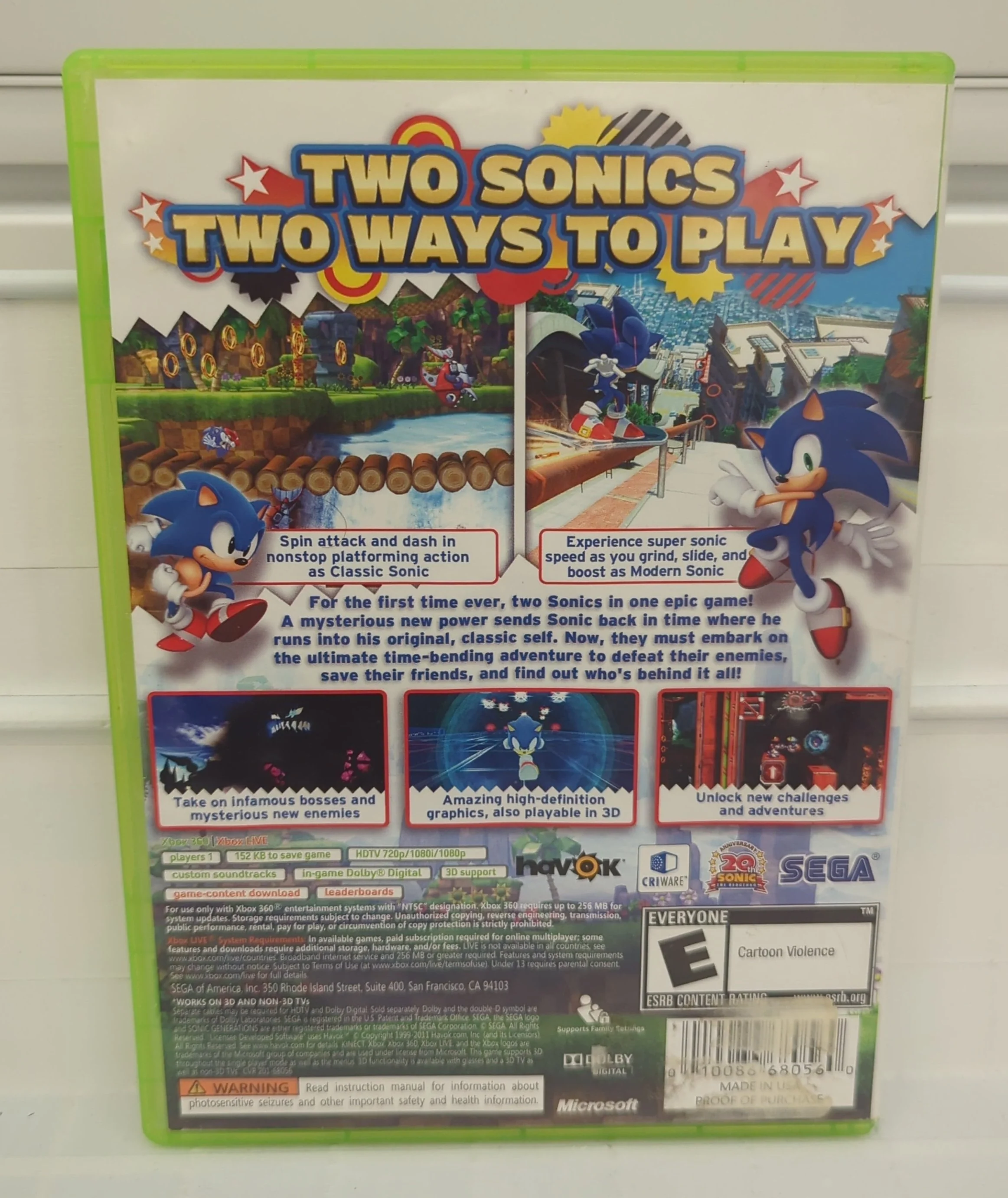 Sonic Generations - Xbox 360 - Image 2