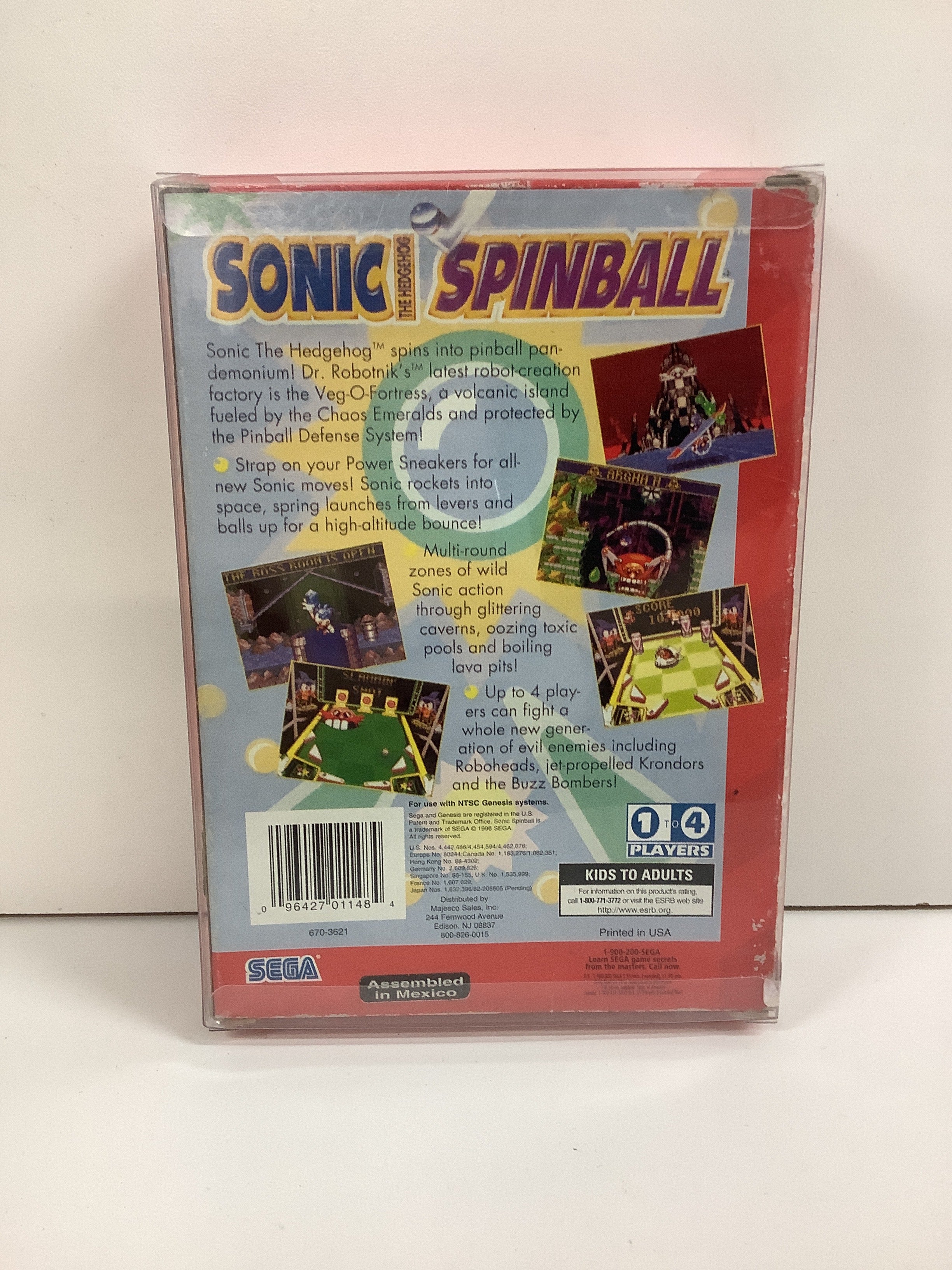 Sonic Spinball [Cardboard Box] - Sega Genesis - Image 2