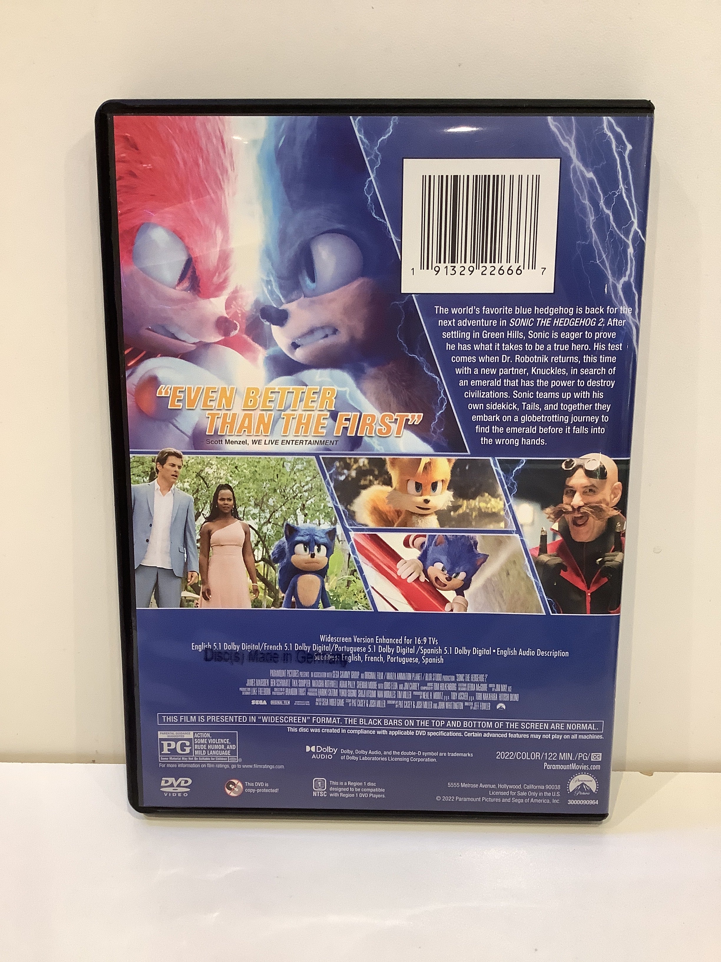 Sonic the Hedgehog 2 - DVD - Image 2
