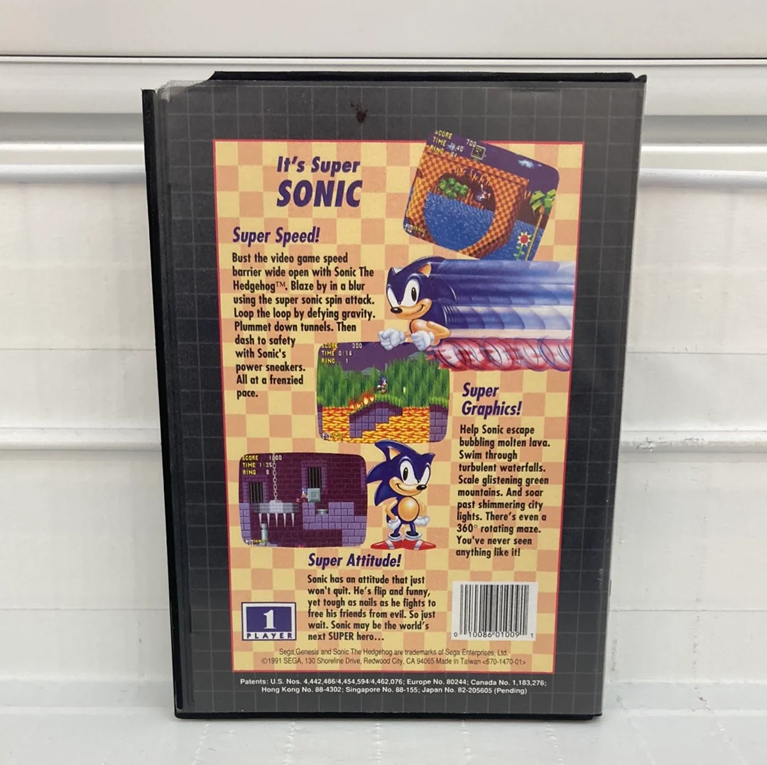 Sonic the Hedgehog [Not for Resale] - Sega Genesis - Image 2