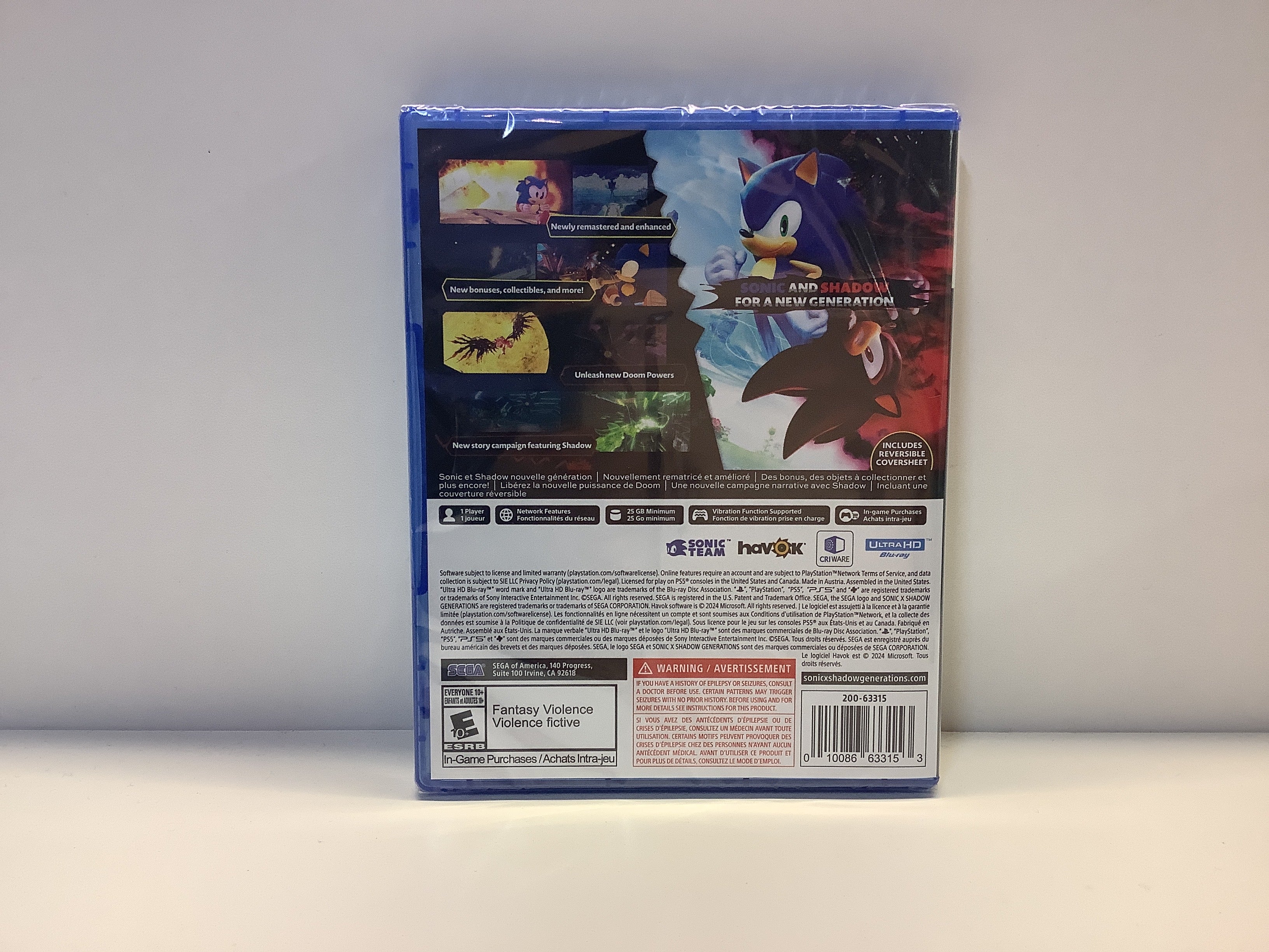 Sonic X Shadow Generations - Playstation 5 - Image 2