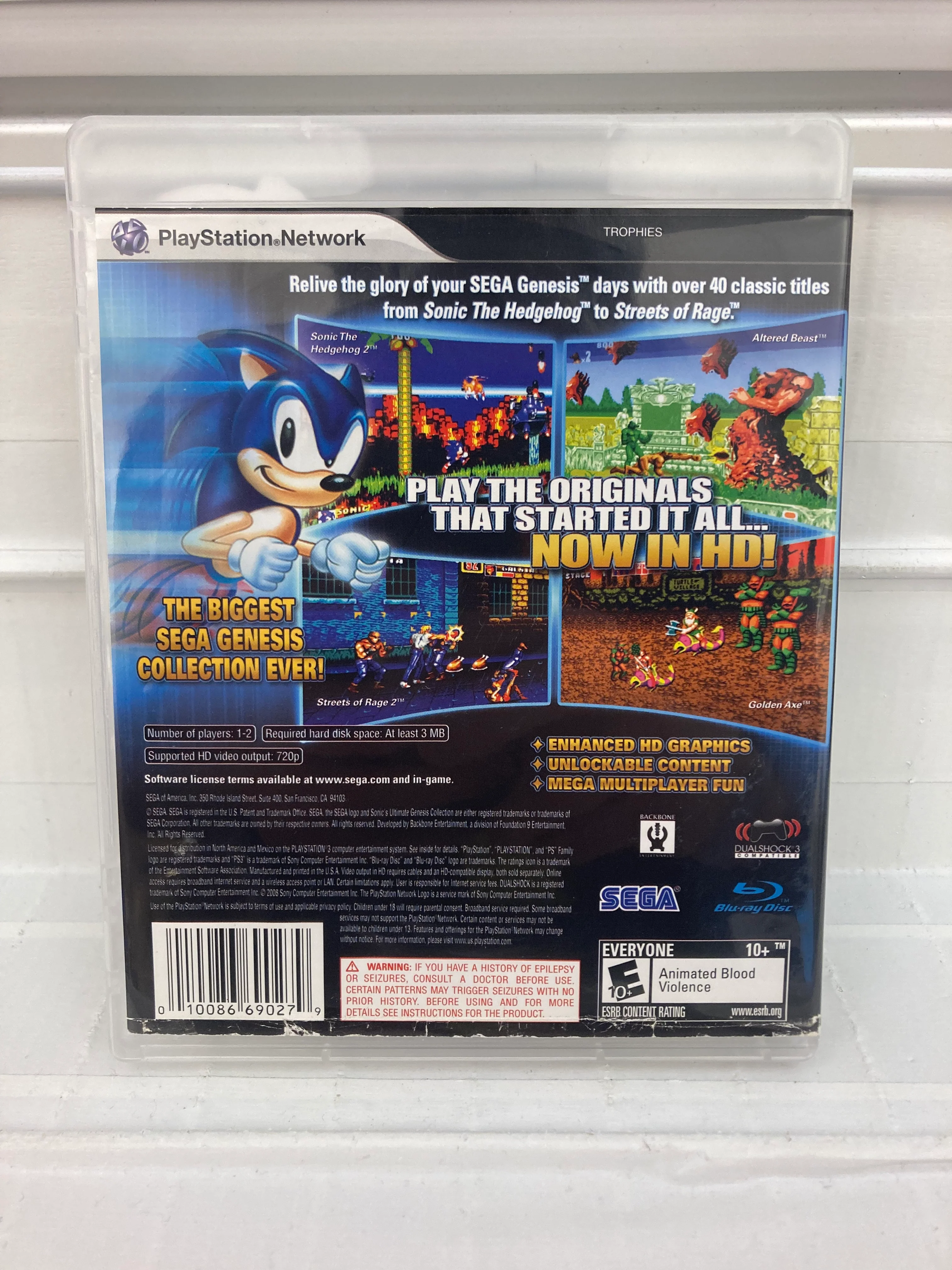 Sonic's Ultimate Genesis Collection - Playstation 3 - Image 2