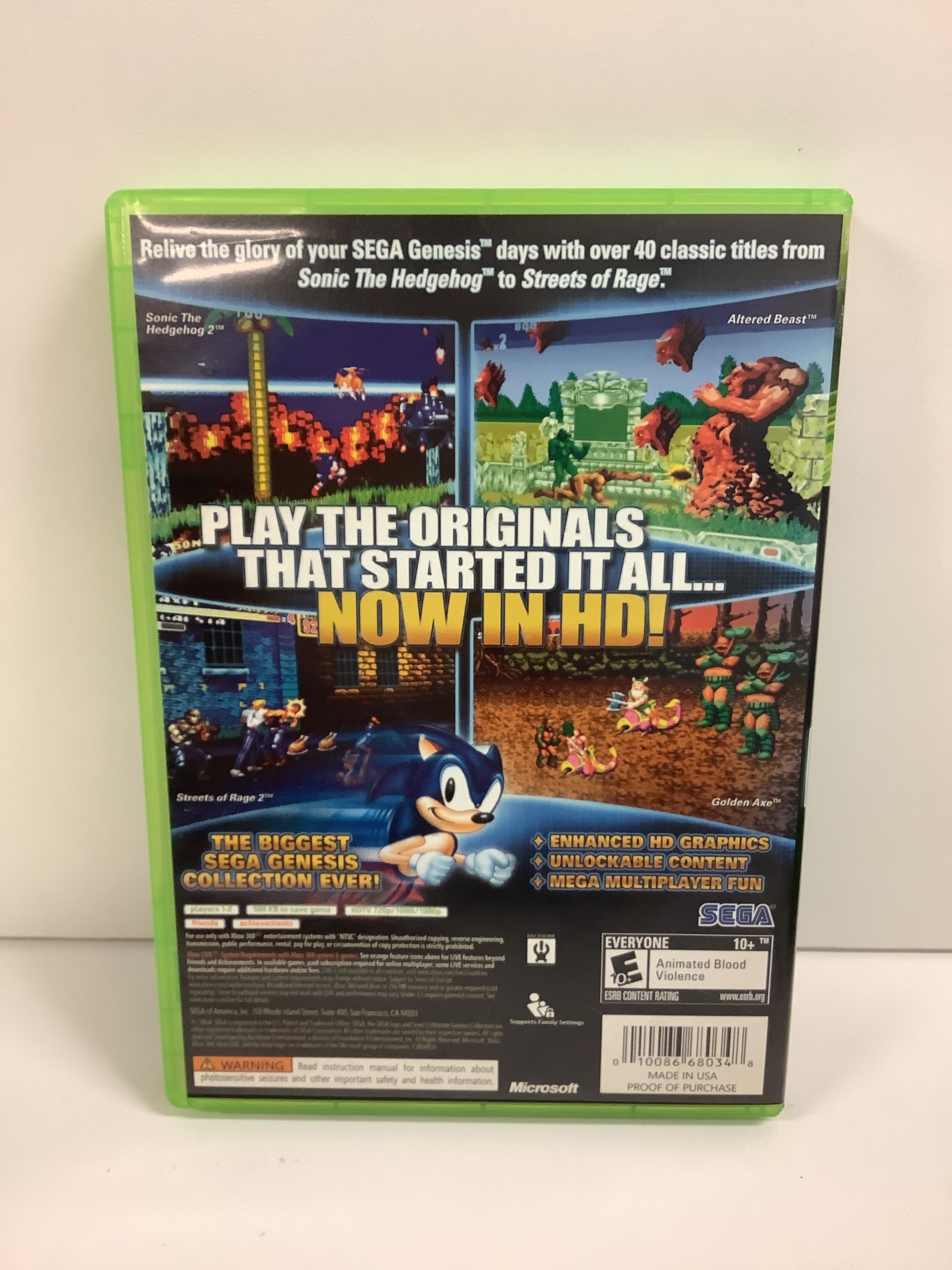 Sonic's Ultimate Genesis Collection - Xbox 360 - Image 2