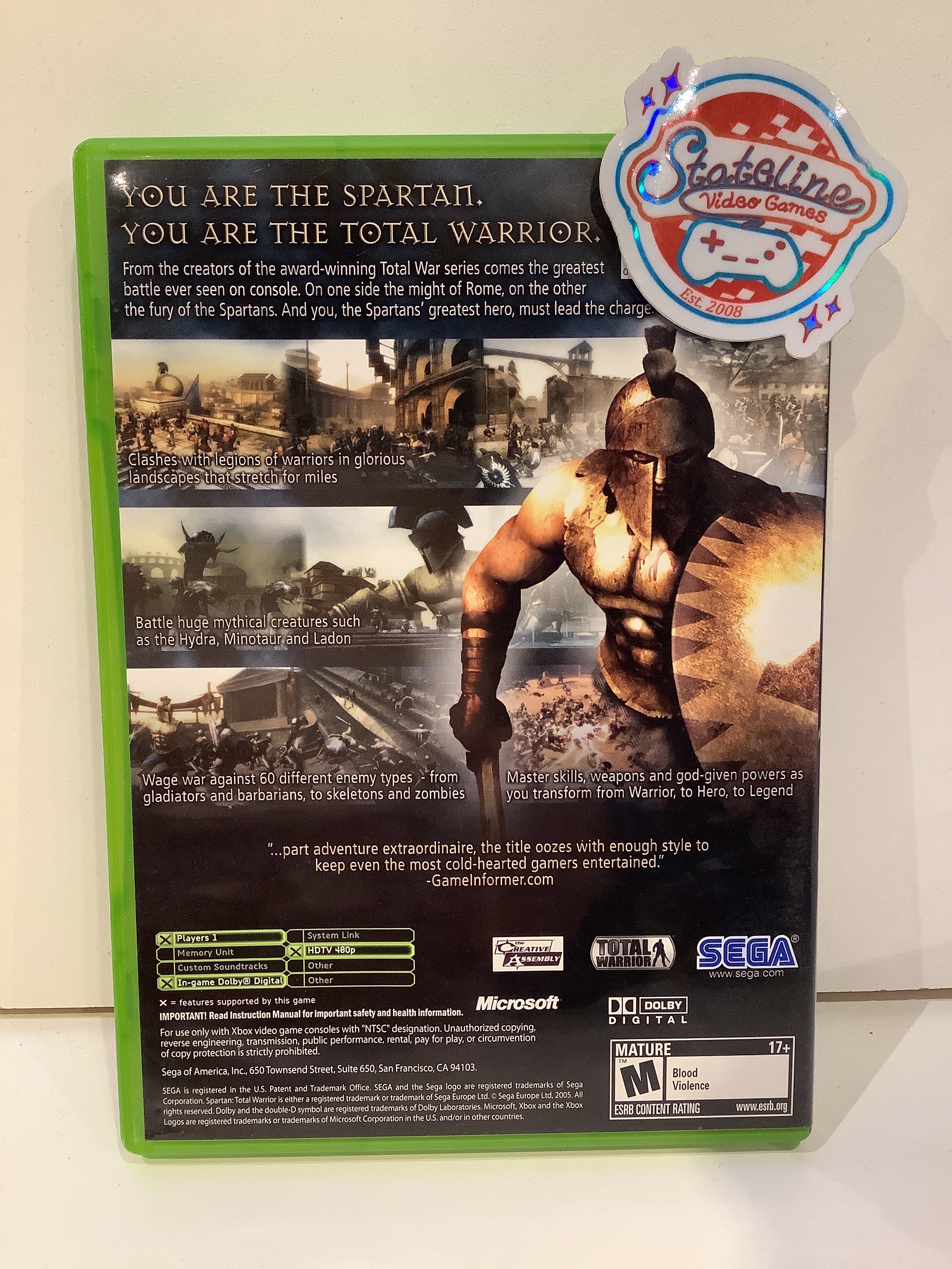 Spartan Total Warrior - Xbox - Image 2