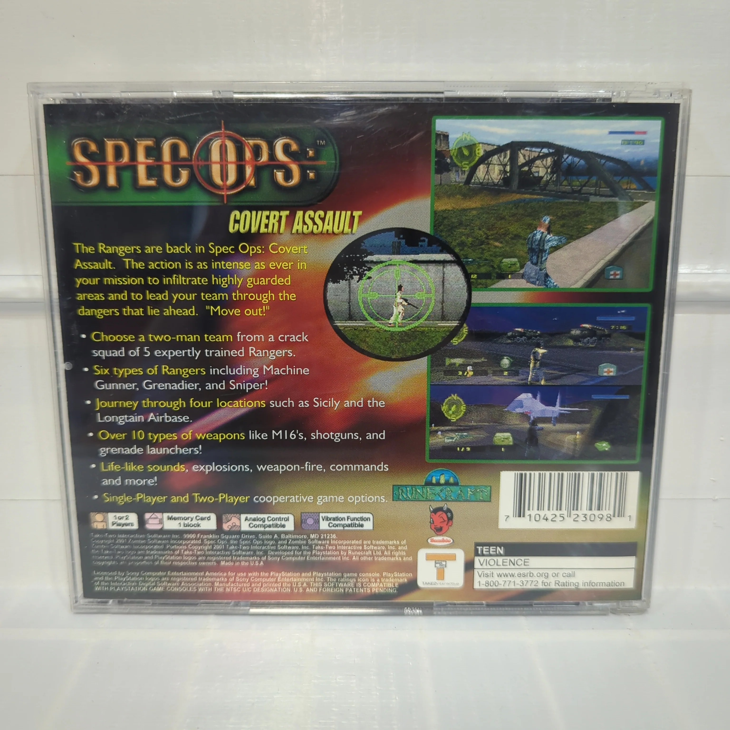 Spec Ops Covert Assault - Playstation - Image 2