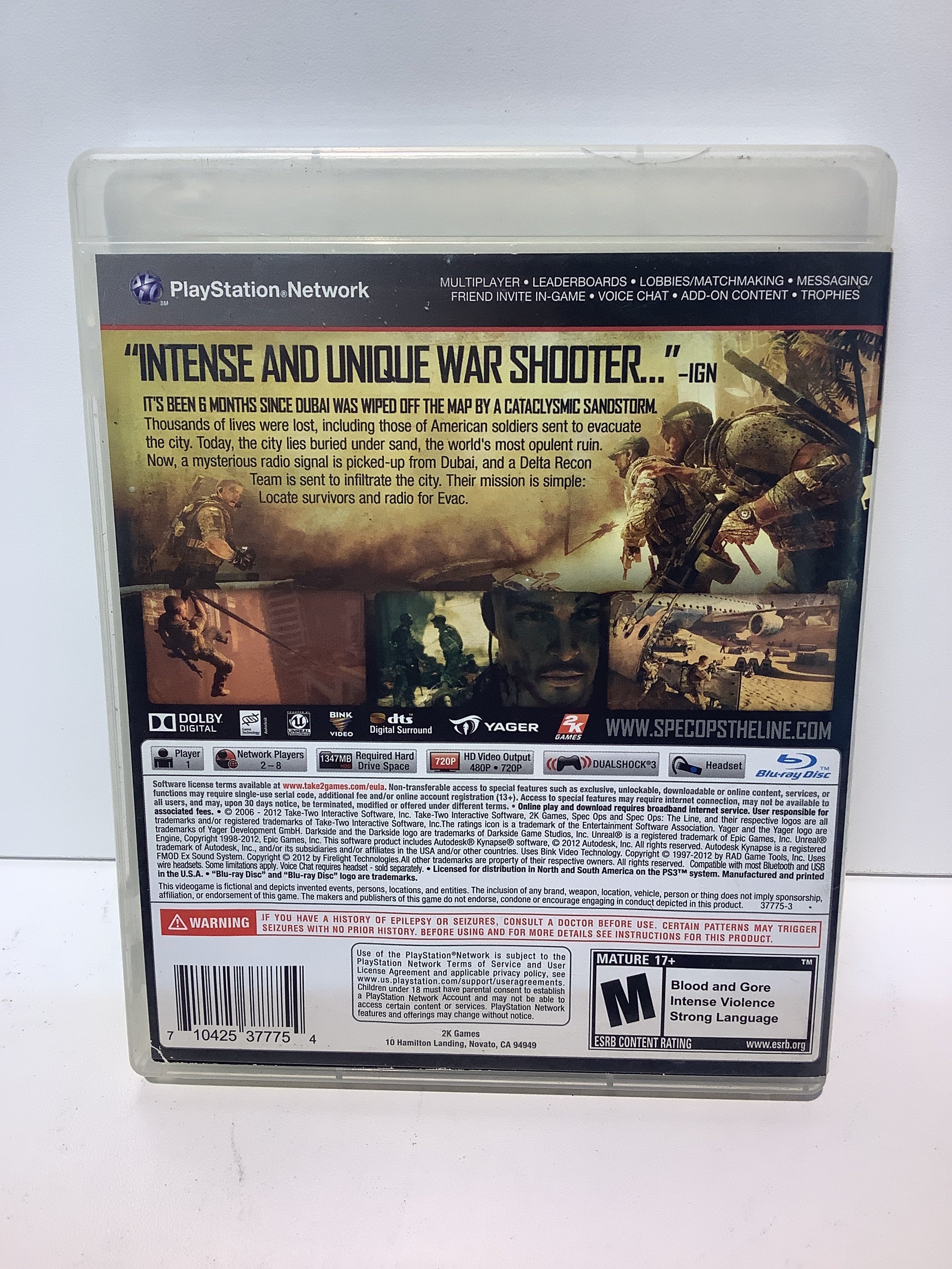 Spec Ops The Line [Premium Edition] - Playstation 3 - Image 2
