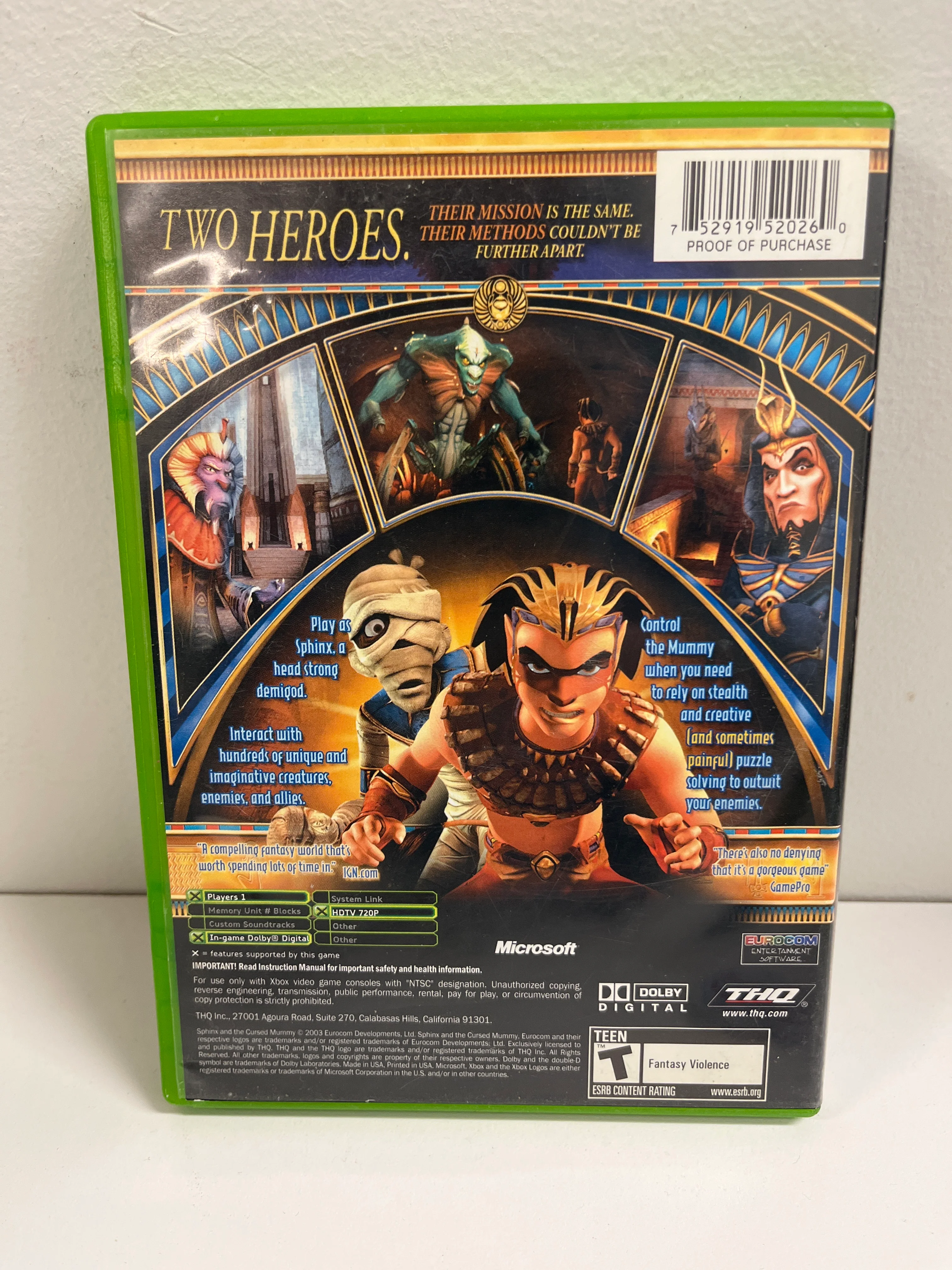 Sphinx and the Cursed Mummy - Xbox - Image 2