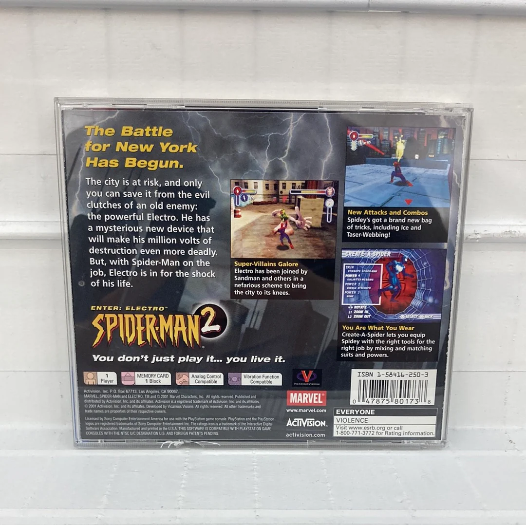 Spiderman 2 Enter Electro - Playstation - Image 2