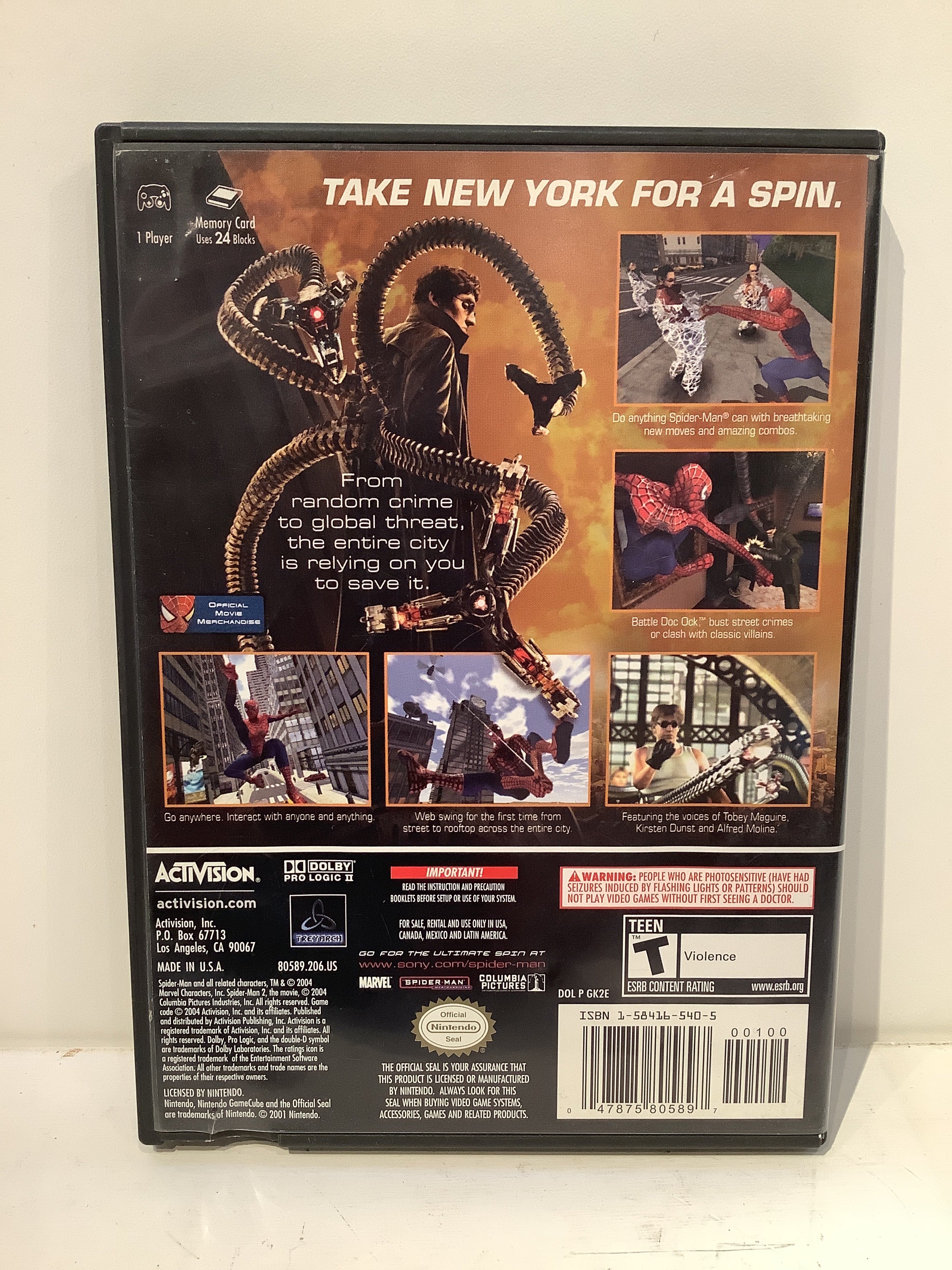 Spiderman 2 - Gamecube - Image 2