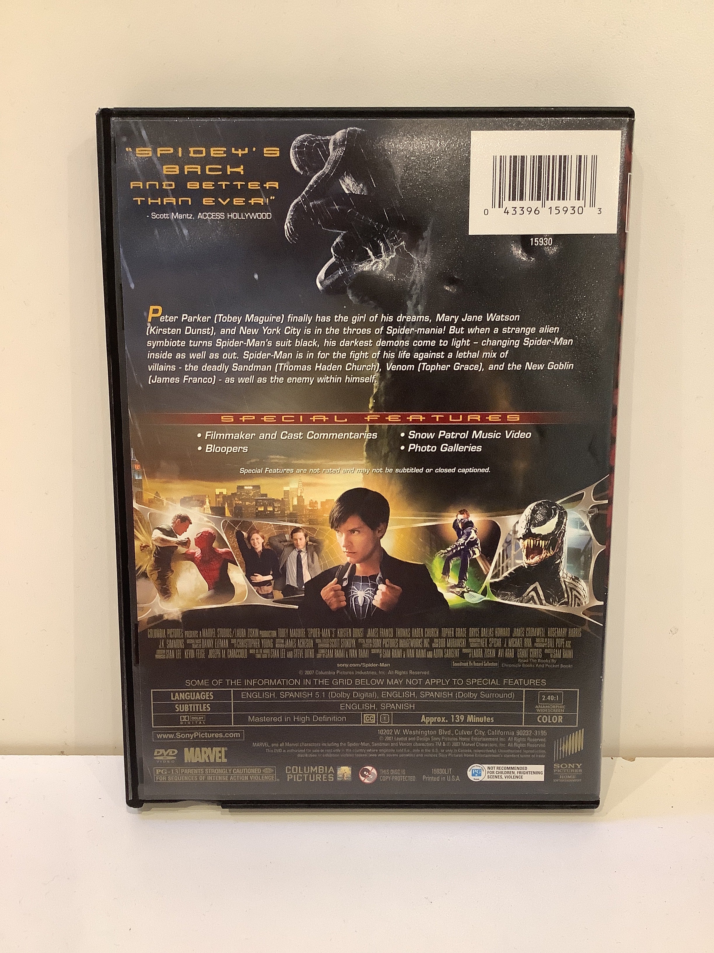 Spiderman 3 - DVD - Image 2