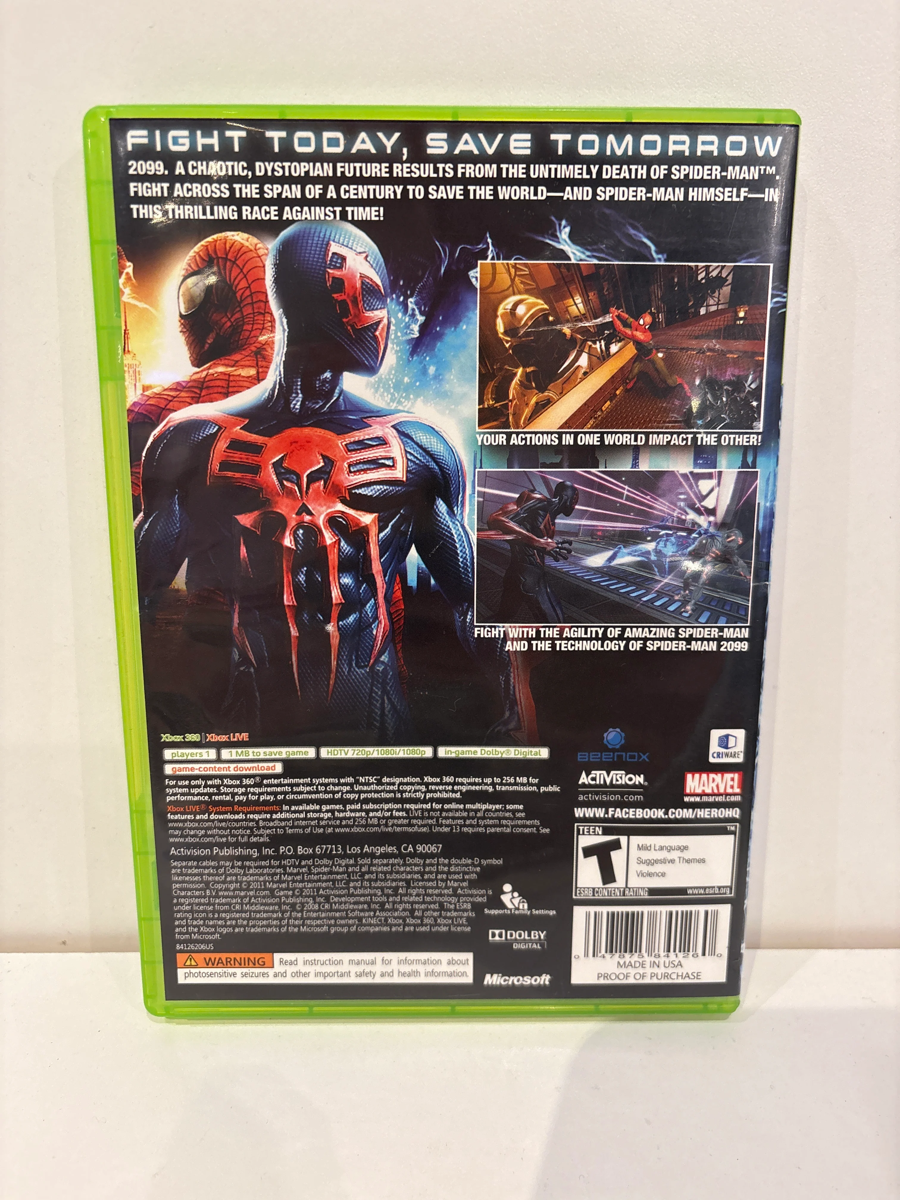 Spiderman: Edge of Time - Xbox 360 - Image 2