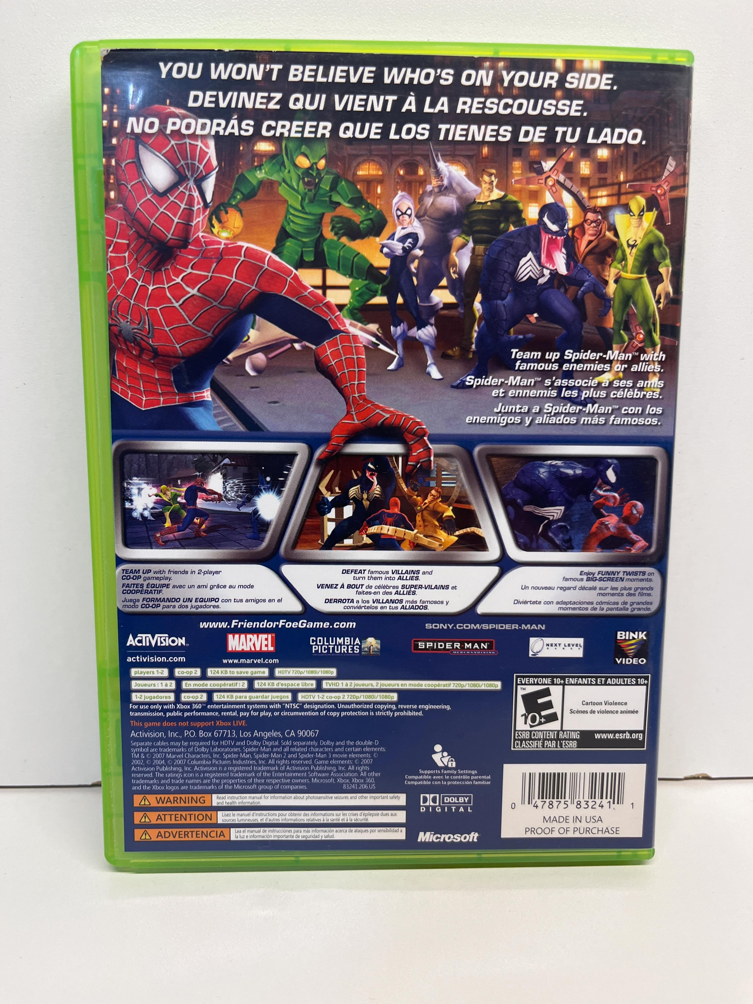 Spiderman Friend or Foe - Xbox 360 - Image 2